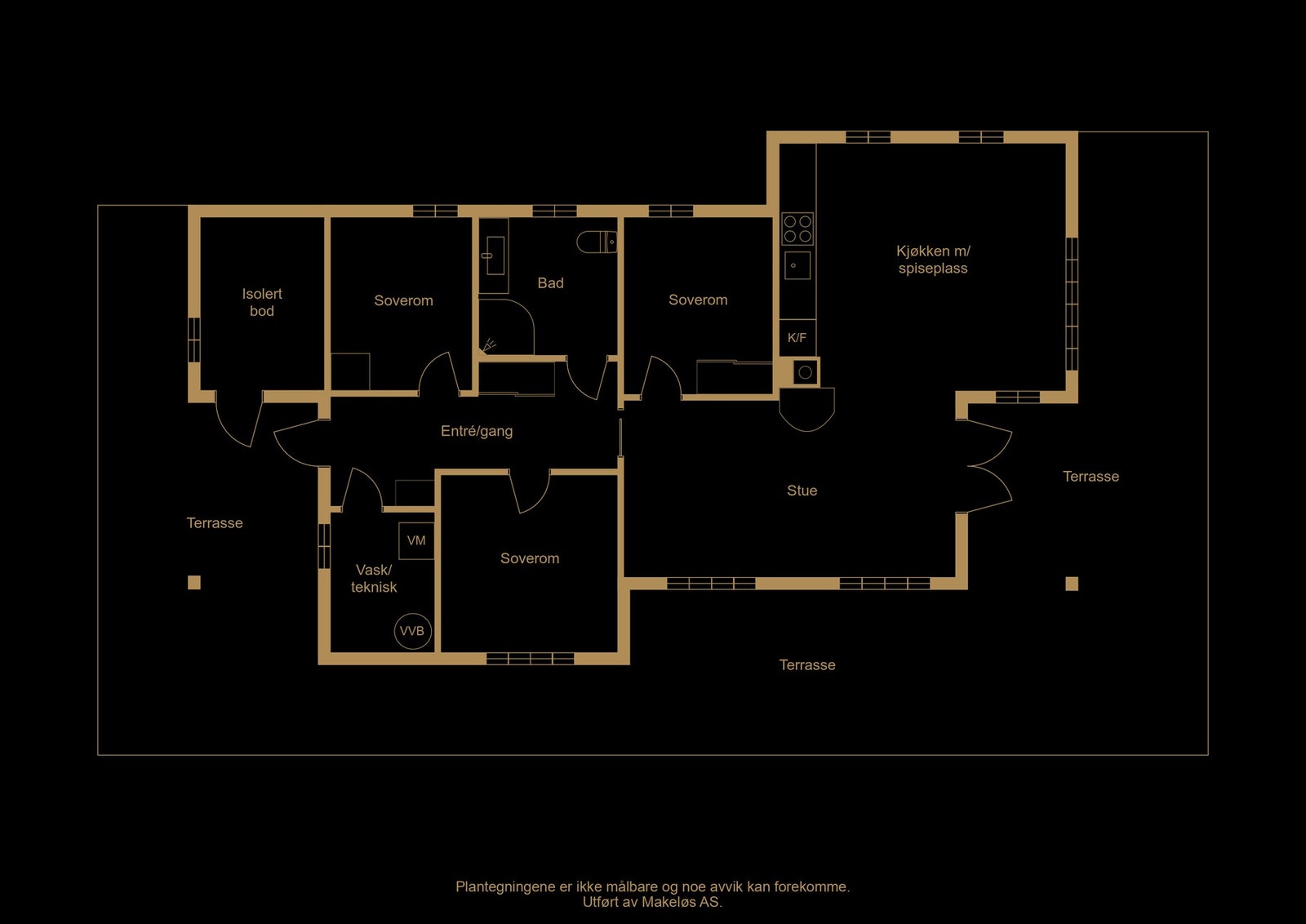 Plantegning, illustrasjon - avvik kan forekomme Galleribilde