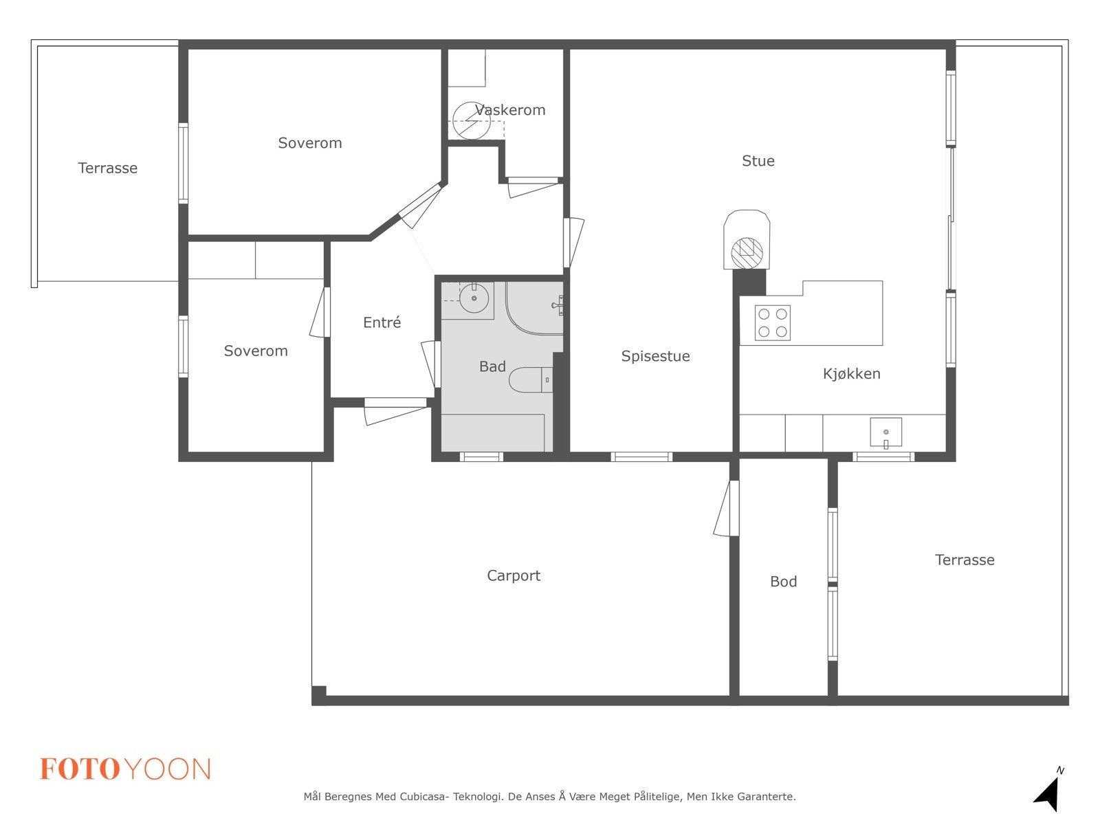 Plantegning Galleribilde