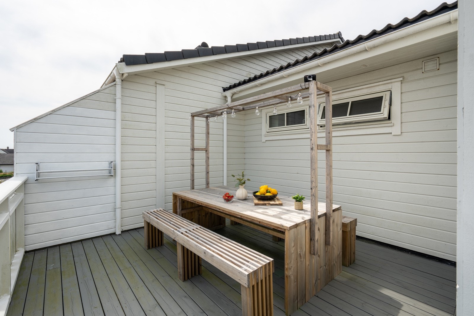 Skjermet terrasse Galleribilde