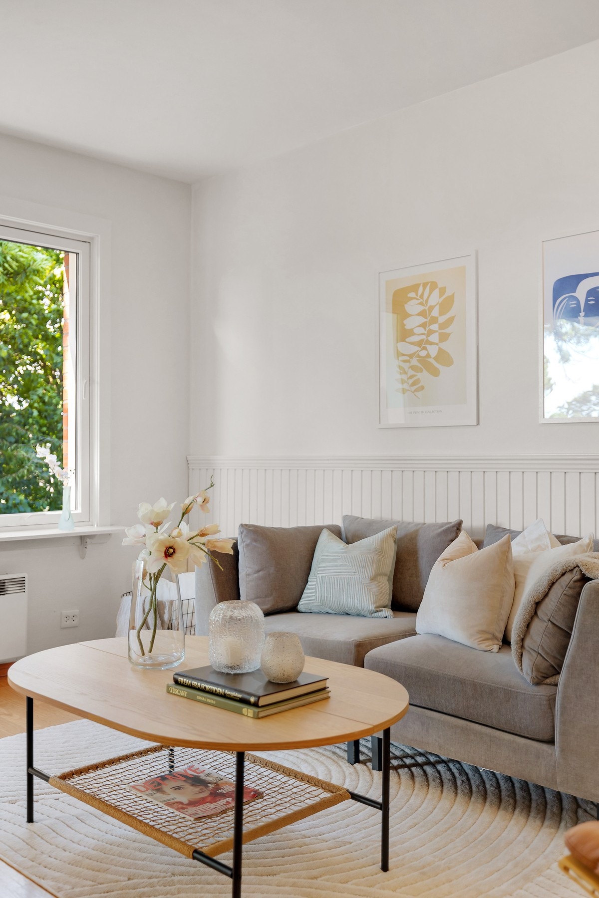 Gode møbleringsmuligheter i stue Galleribilde
