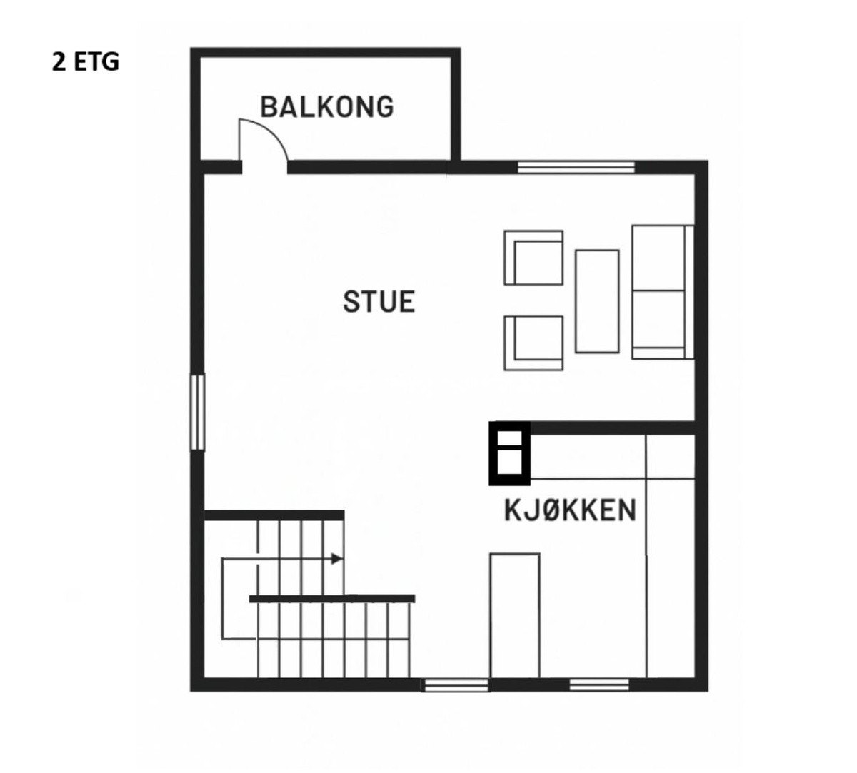 Planløsning - 2.etg Galleribilde