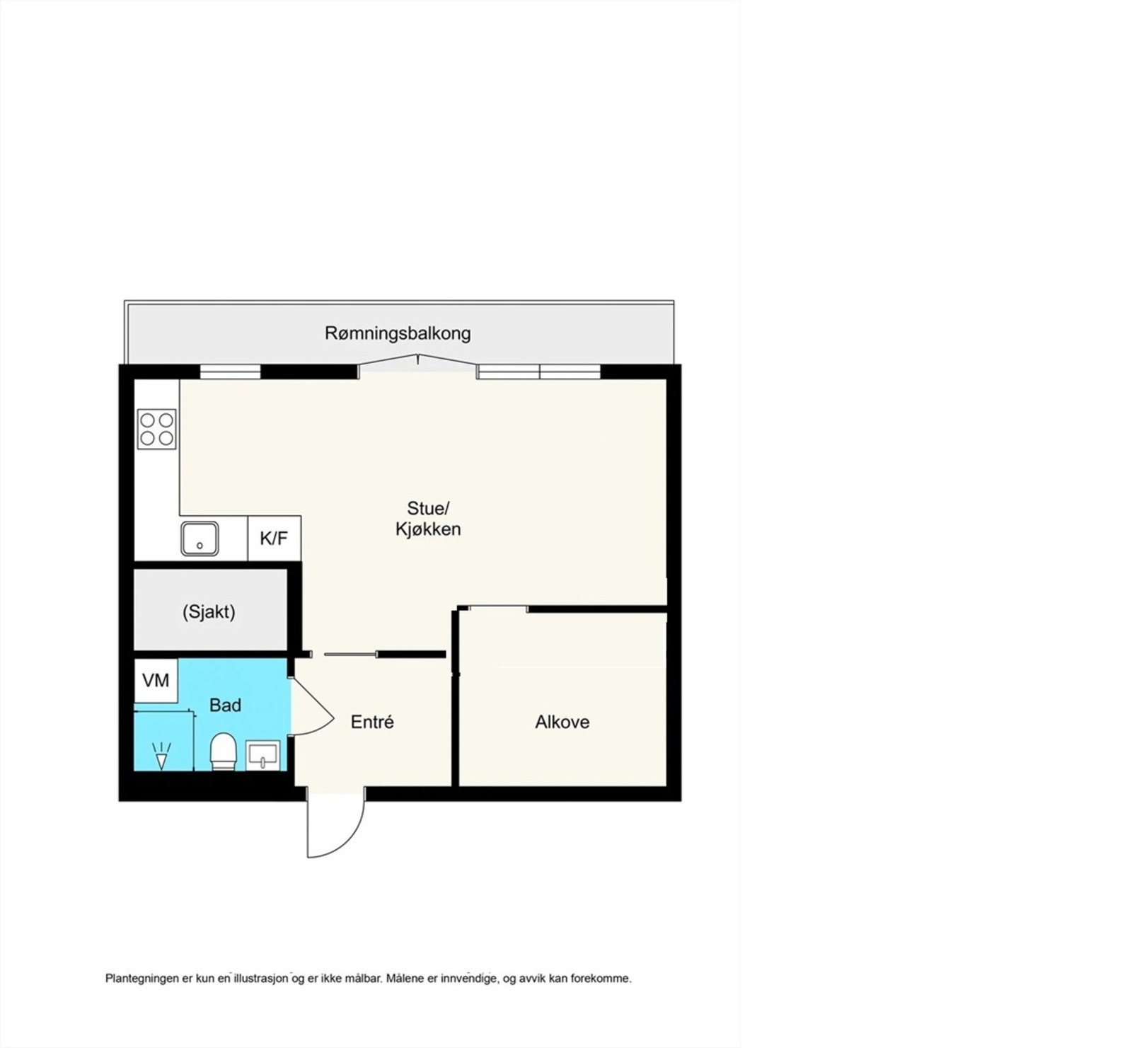 Planskisse Galleribilde