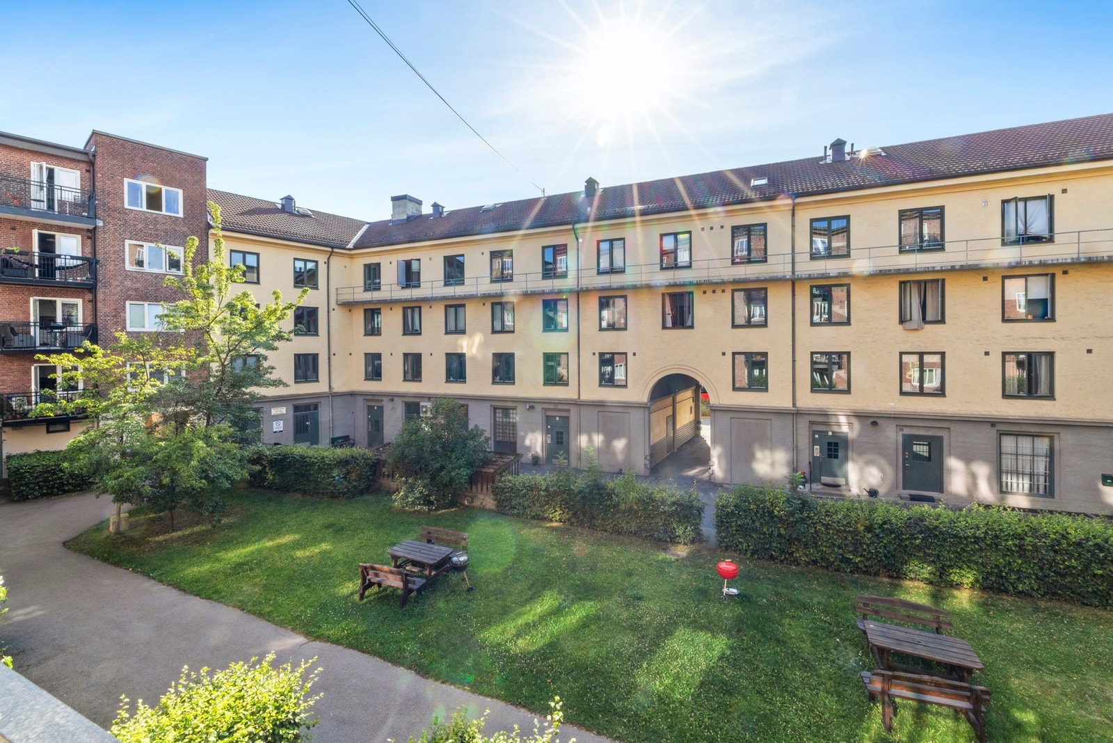 Et bygg med karakter - midt i et populært område. Galleribilde