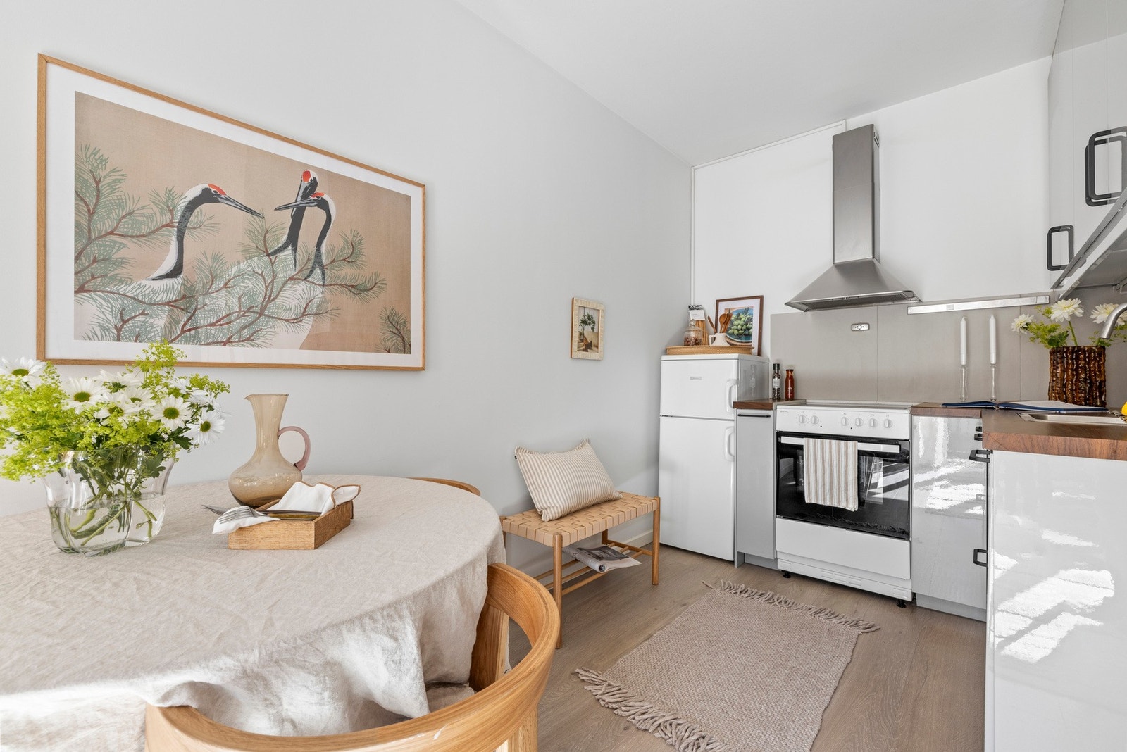 God flyt mellom stue og kjøkken. Galleribilde