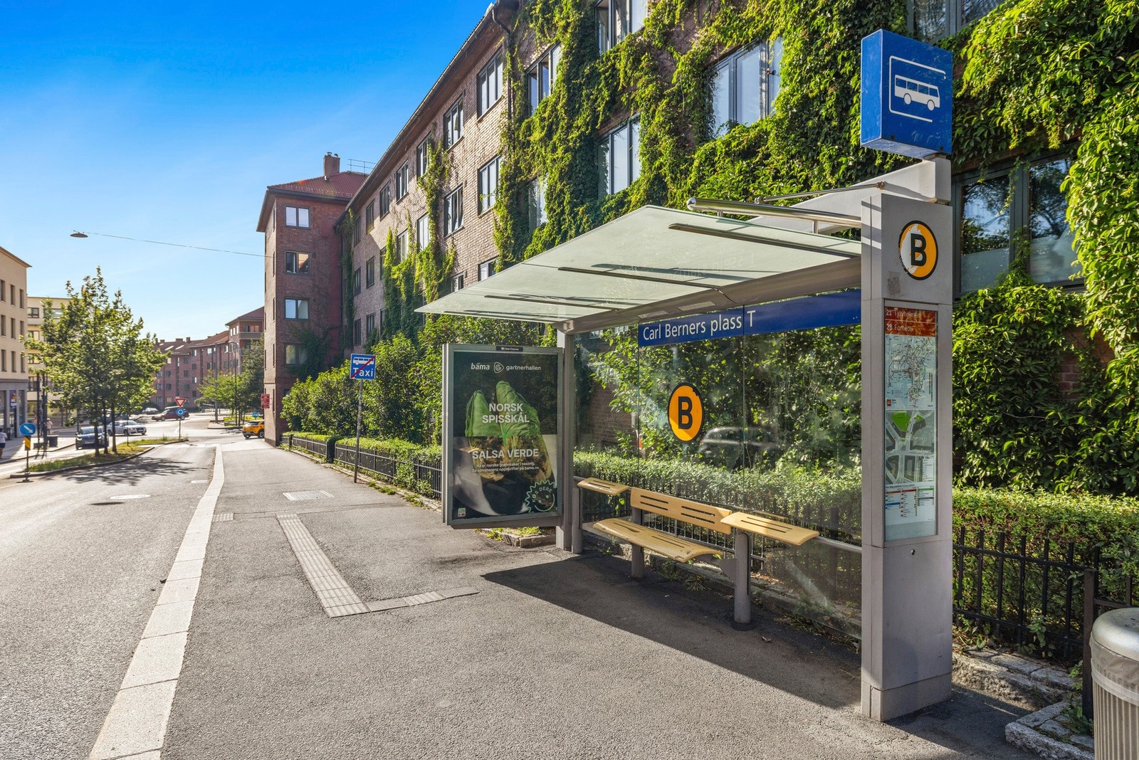 Supersentral beliggenhet med både buss, trikk og t-bane kun få minutter unna. Galleribilde