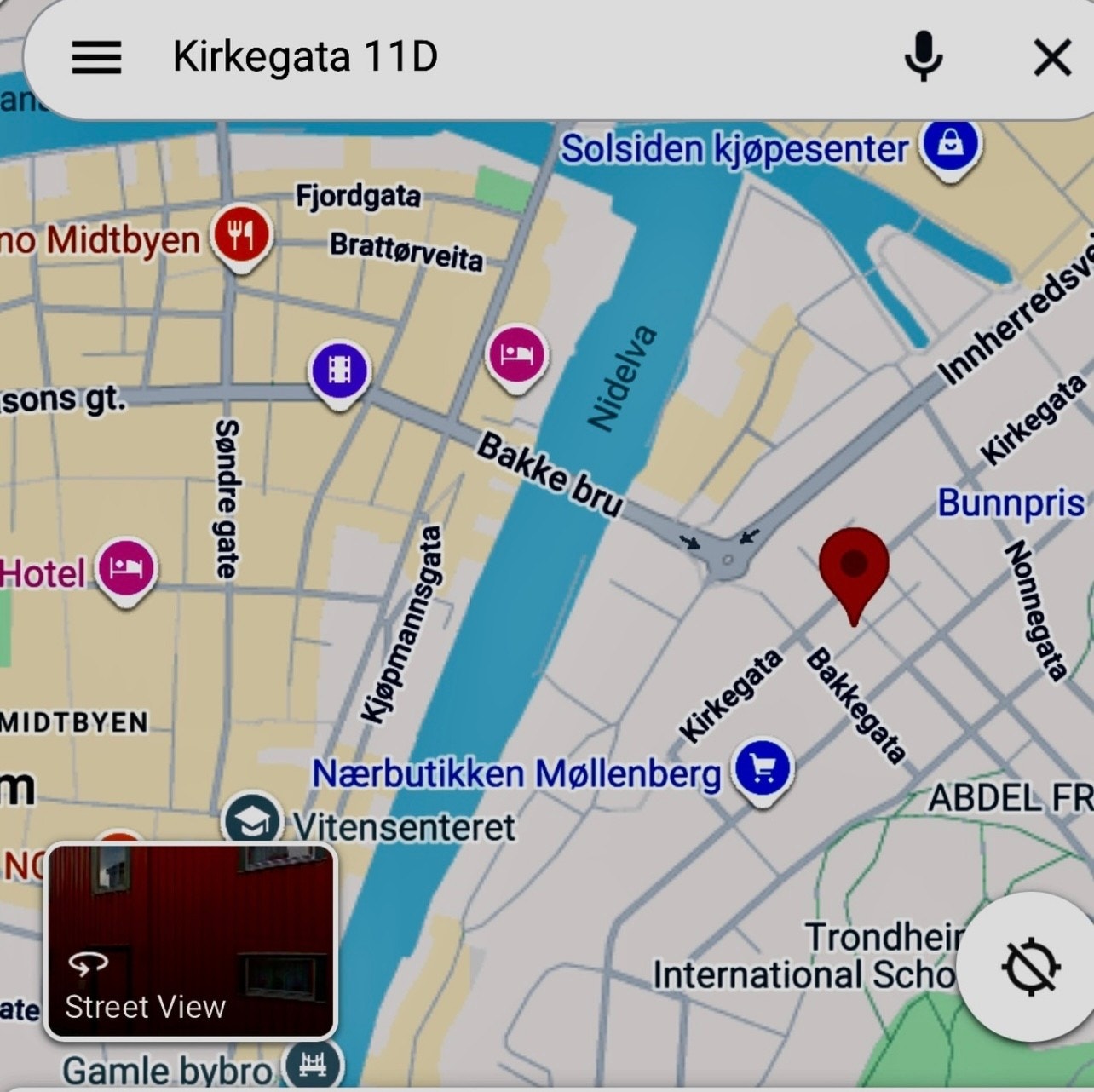 Location in town Galleribilde