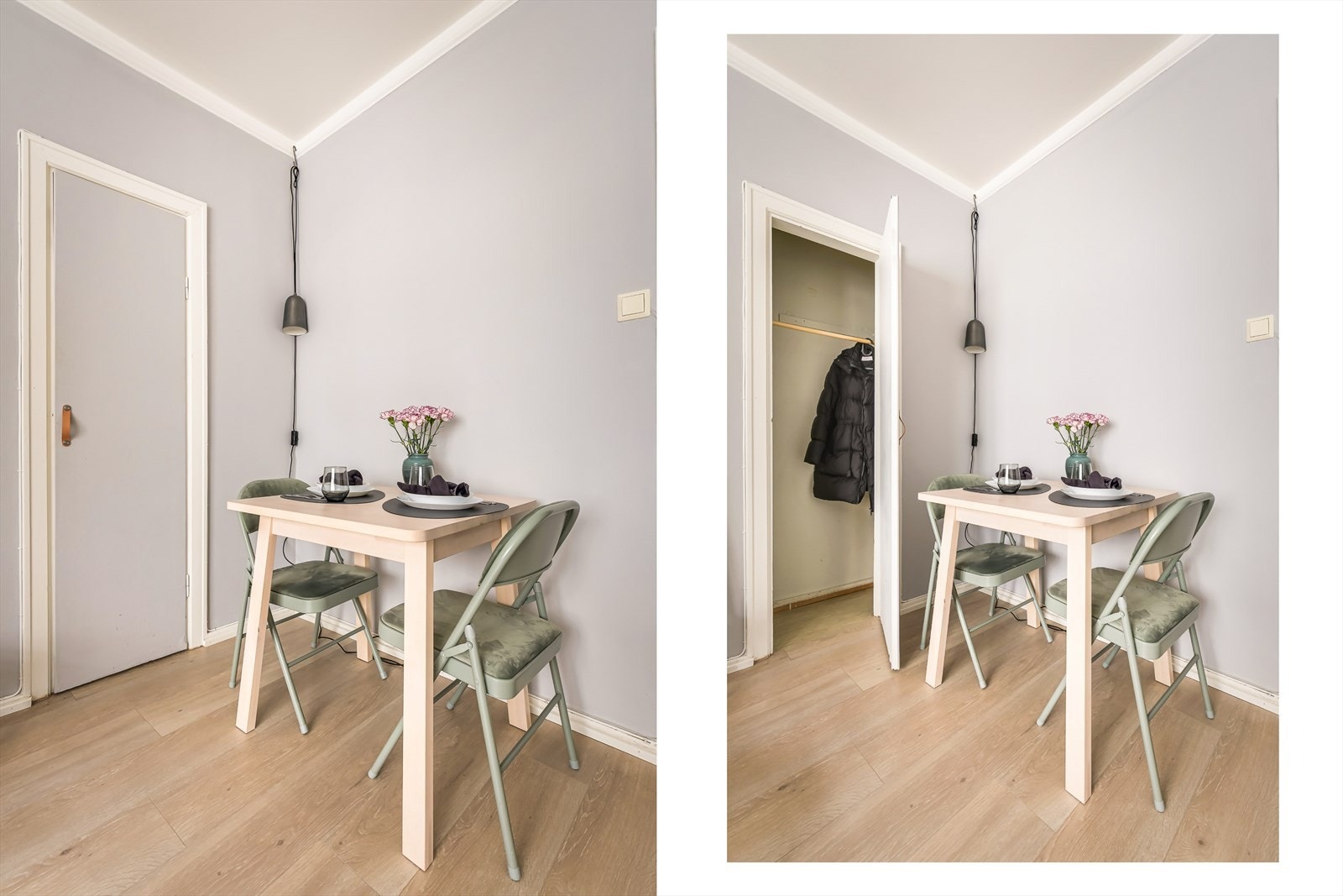 Praktisk innvendig bod, god plass til oppbevaring. Galleribilde