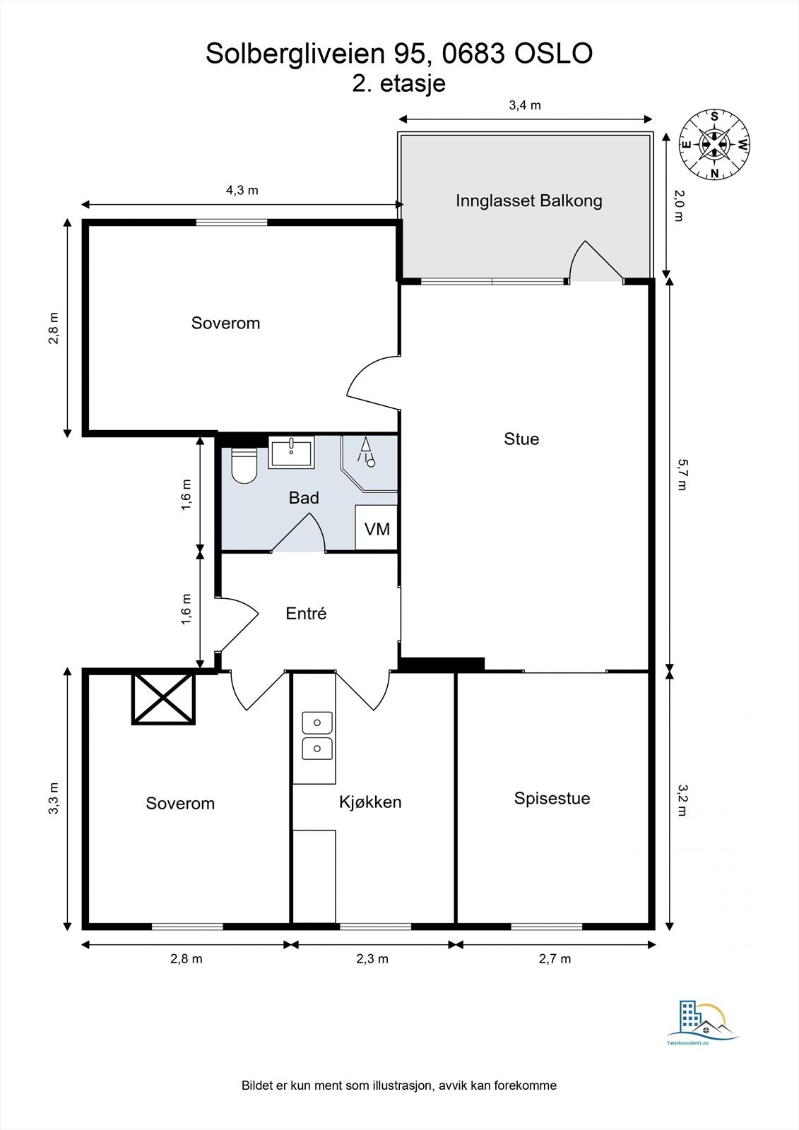 Plantegning Galleribilde