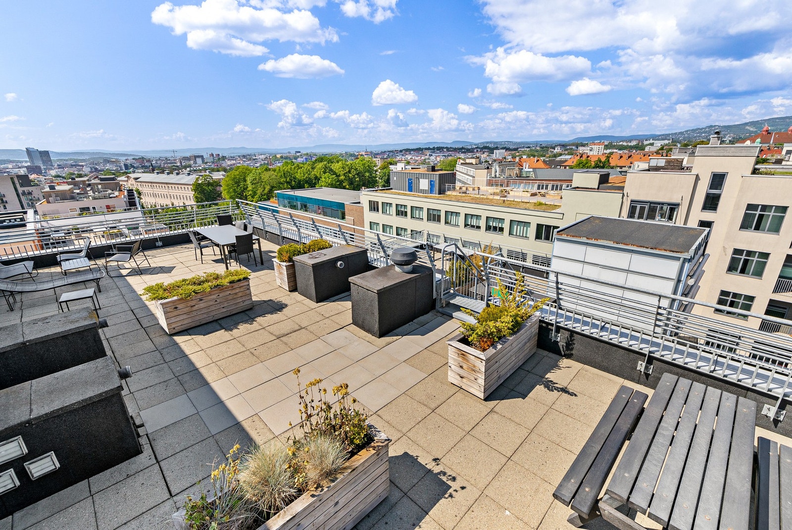 Felles takterrasse Galleribilde