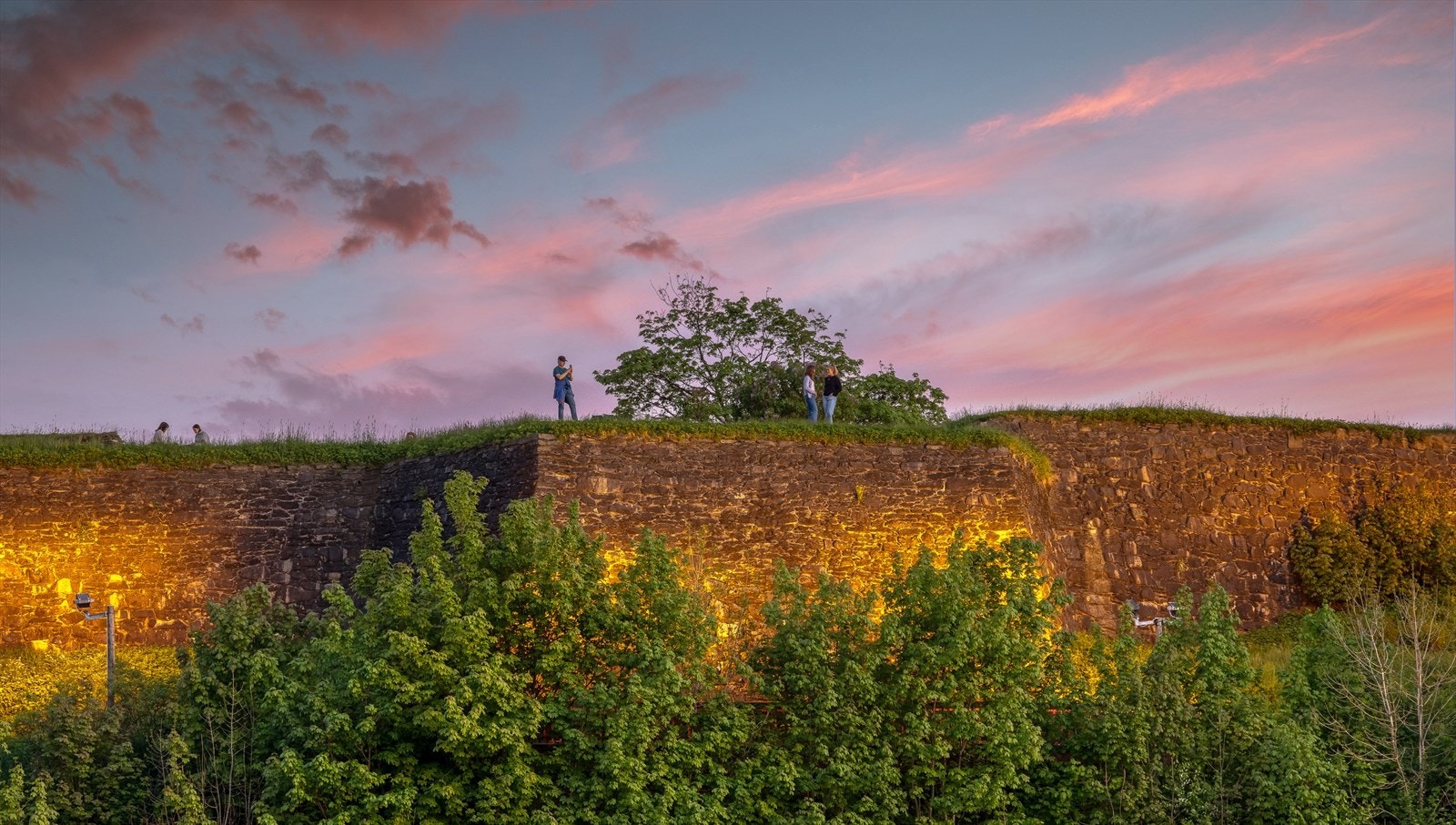 Bergenhus festning med en historie som strekker seg tilbake til middelalderen. Galleribilde