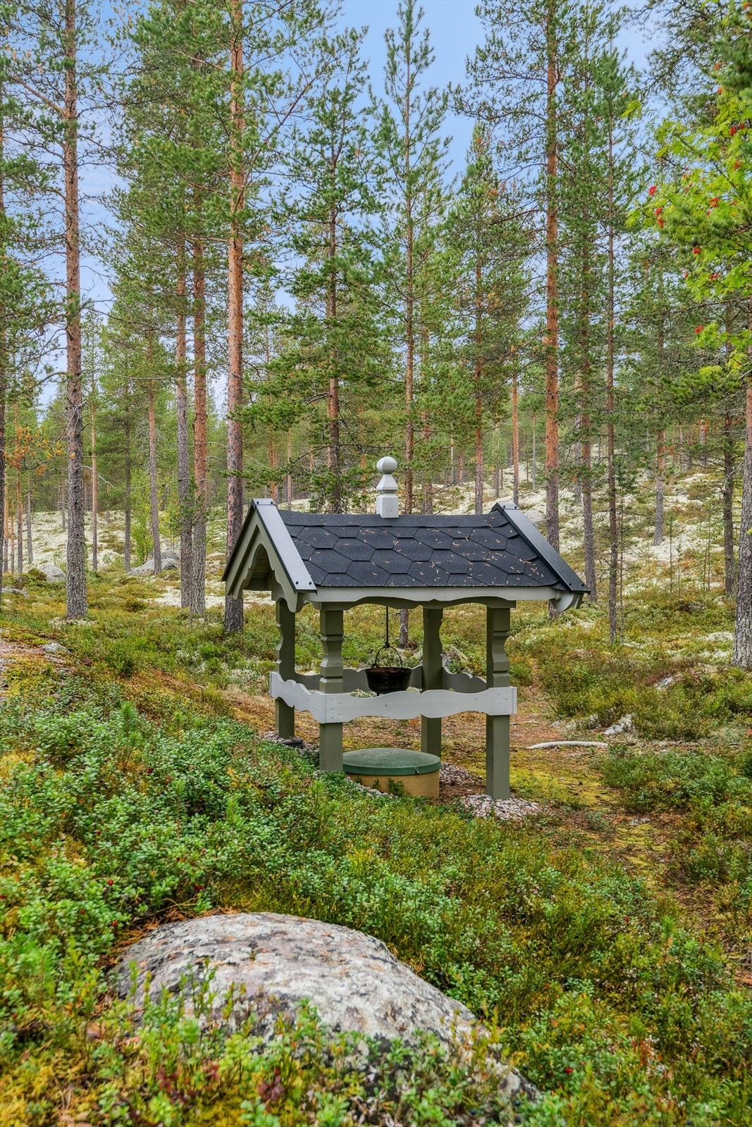 Smart takoverbygg over kum - enkelt å finne igjen i vinterhalvåret Galleribilde