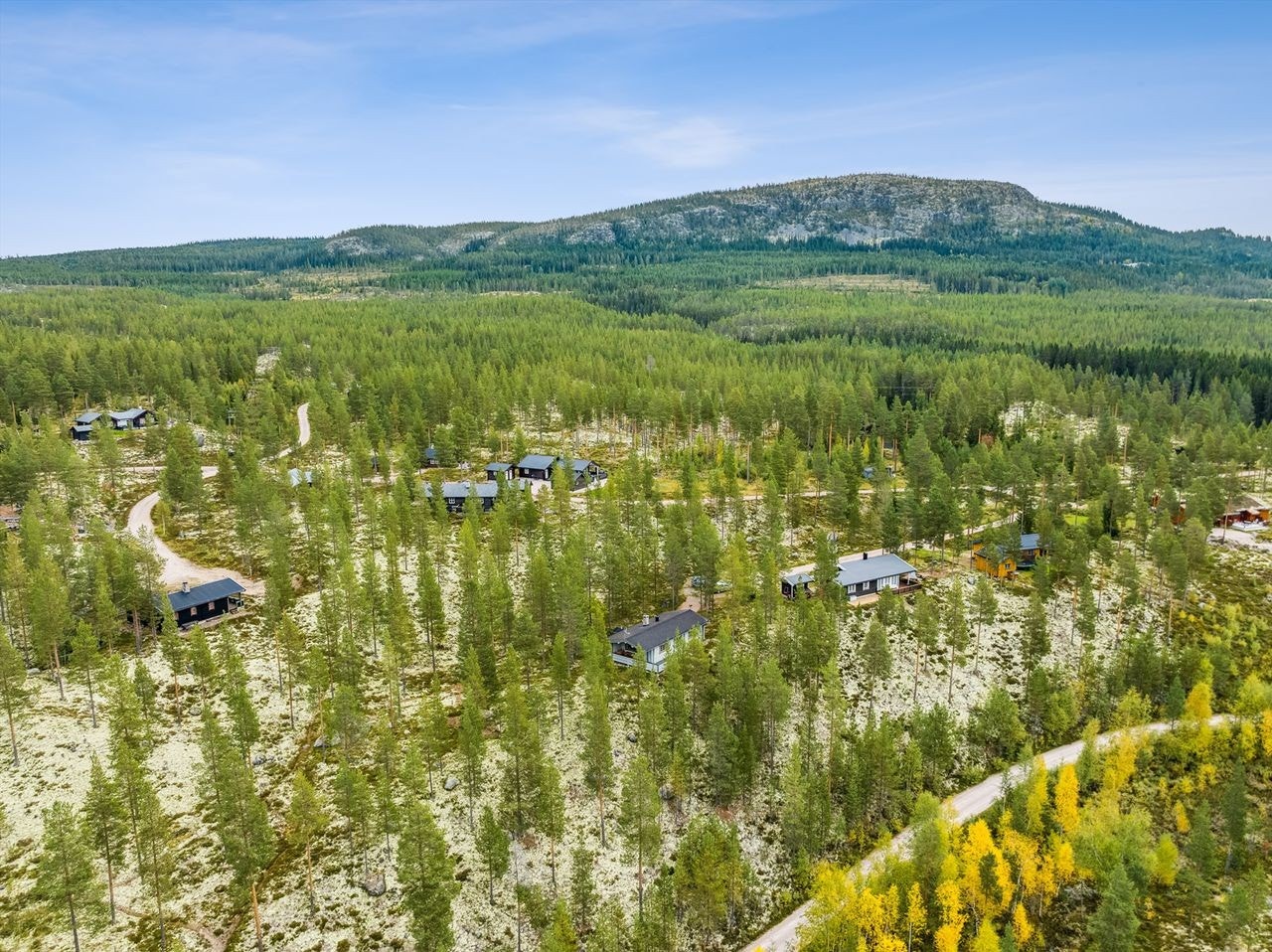 Snerta hytteområde i Søre Elvdal - Engerdal kommune Galleribilde