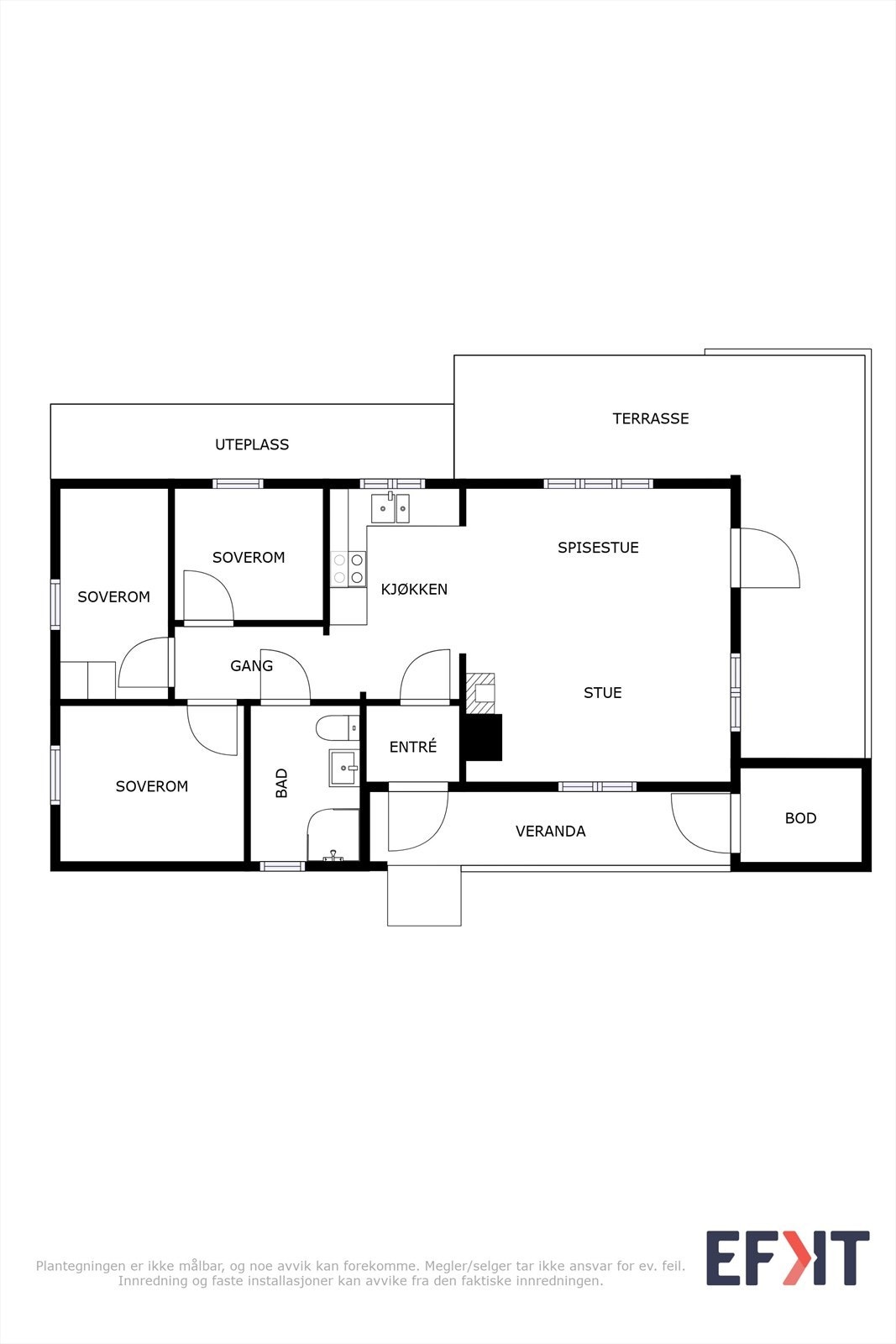 Plantegning Galleribilde