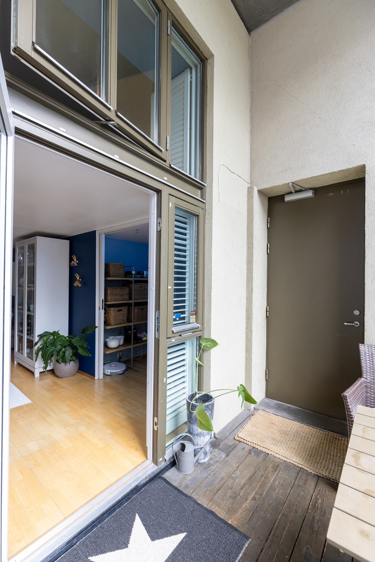 Inngangspartiet til leiligheten. Galleribilde