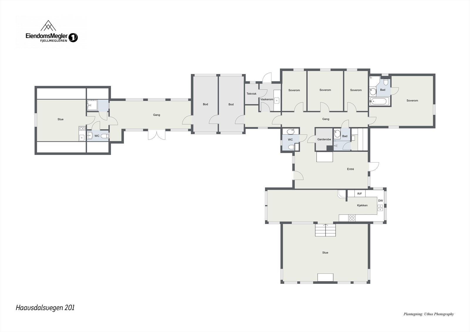 Plantegning Galleribilde