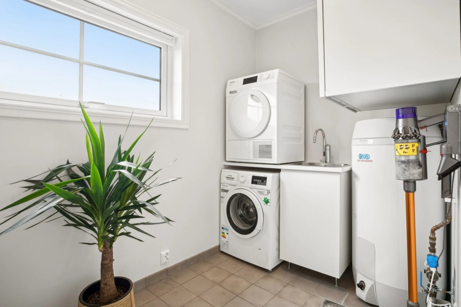 Praktisk separat vaskerom. Galleribilde