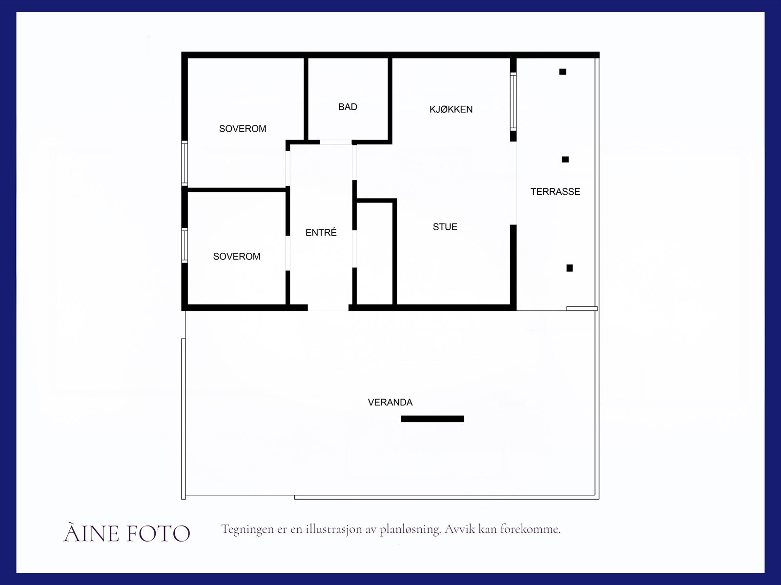 Plantegning | Nedre Fiksnesvika 3 B Galleribilde