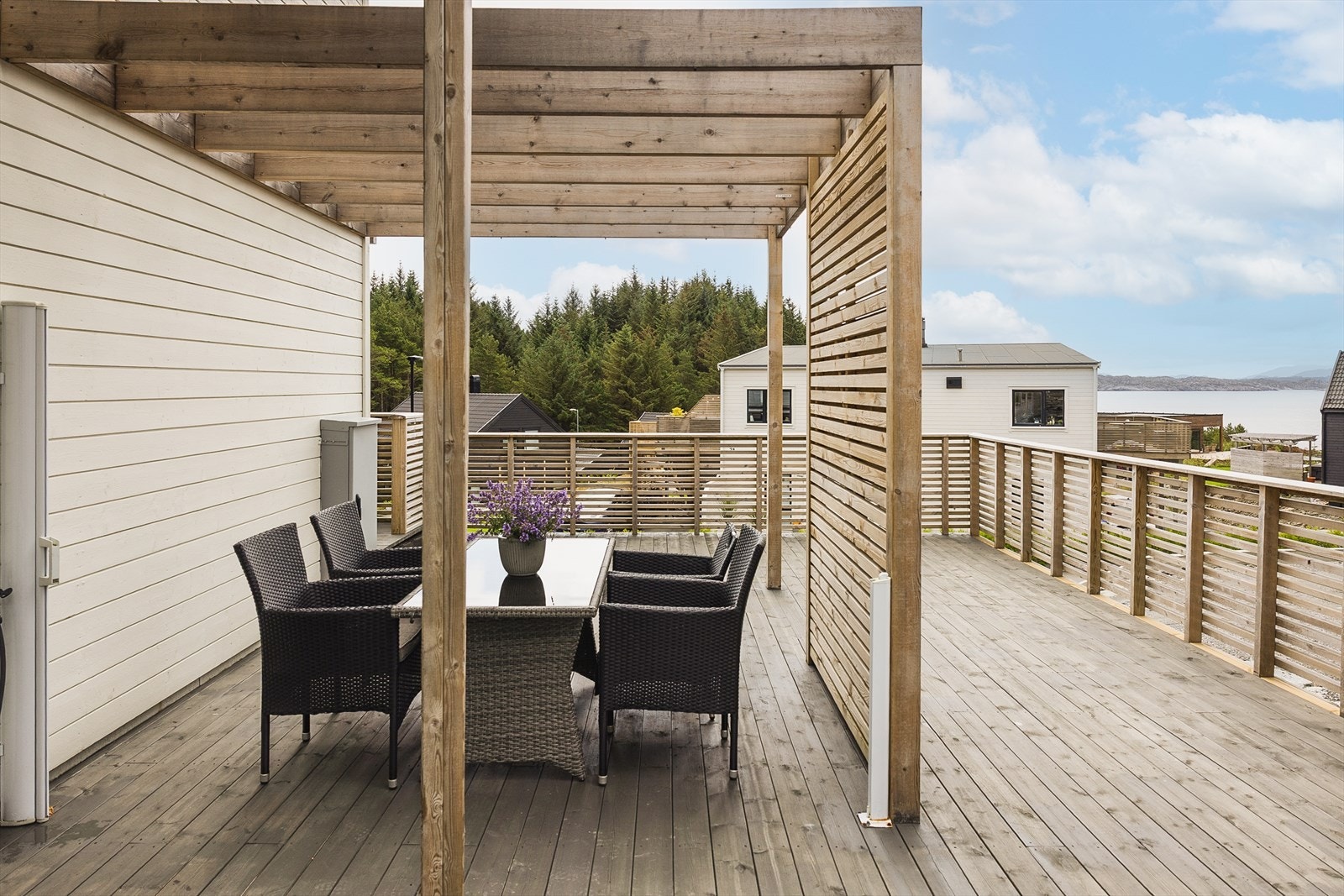 Pergola skjermer for vær og vind Galleribilde