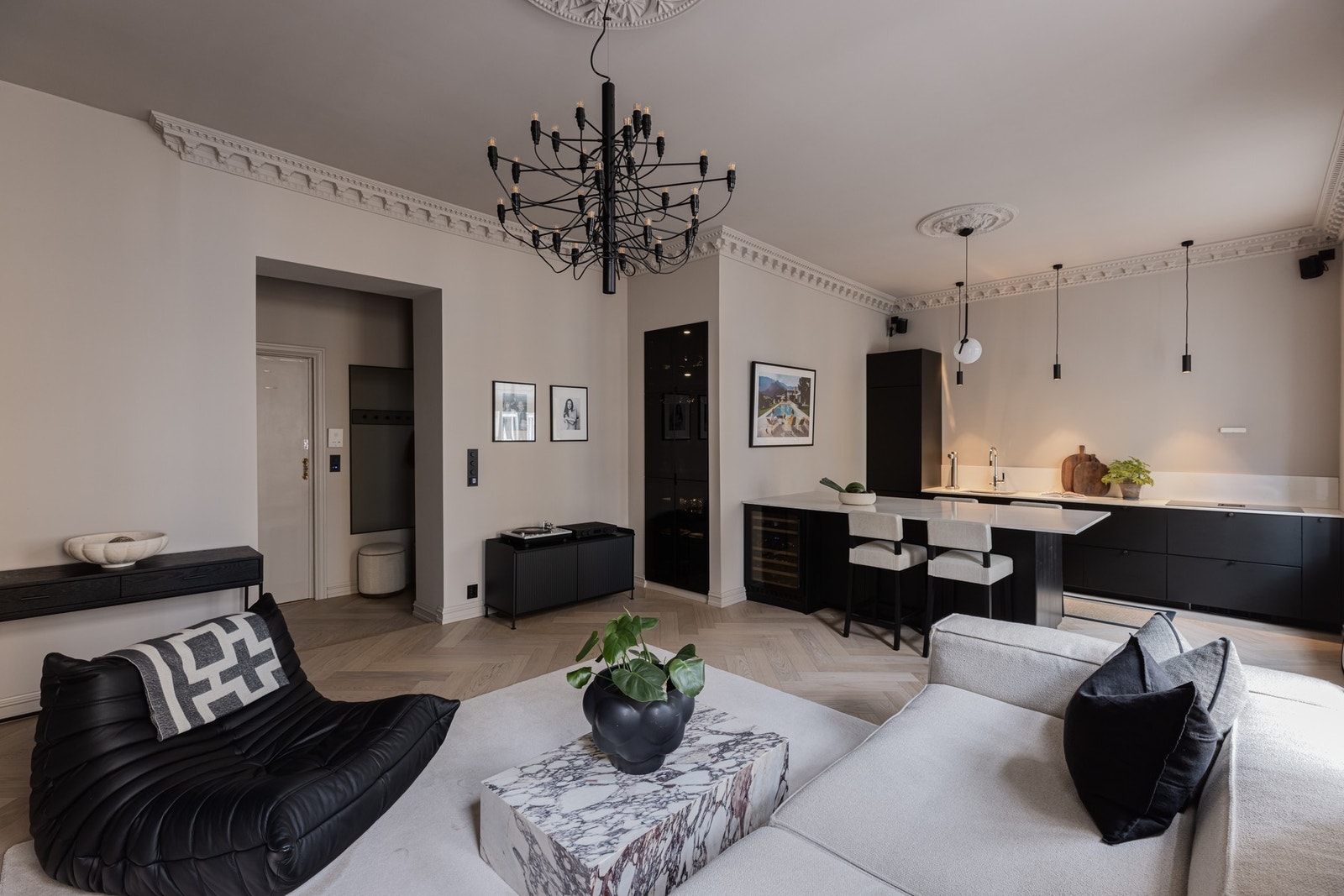 Leiligheten har en svært god og optimalisert planløsning hvor hver eneste detalj er nøye forprosjektert og gjennomtenkt Galleribilde