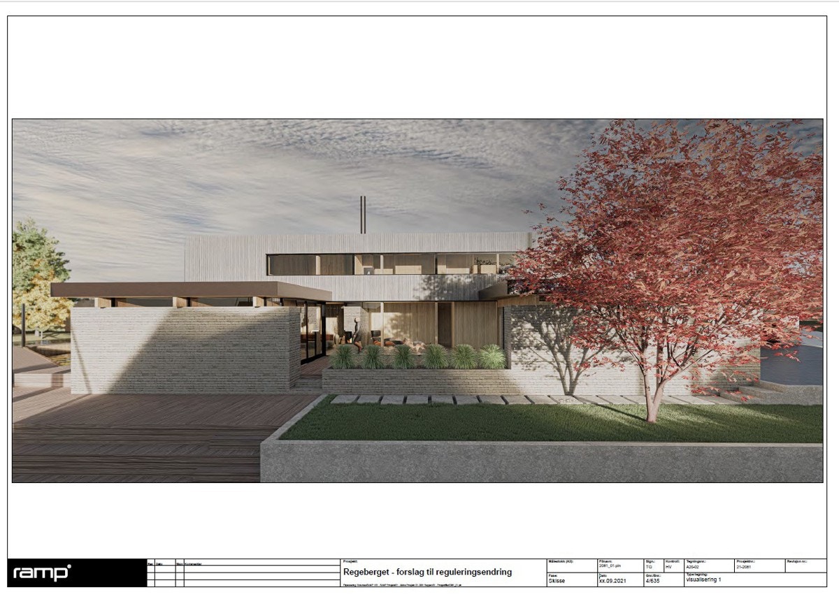 Illustrajon er hentet av Ramp Arkitekter, foreløpig skisse ikke byggesøkt. Galleribilde