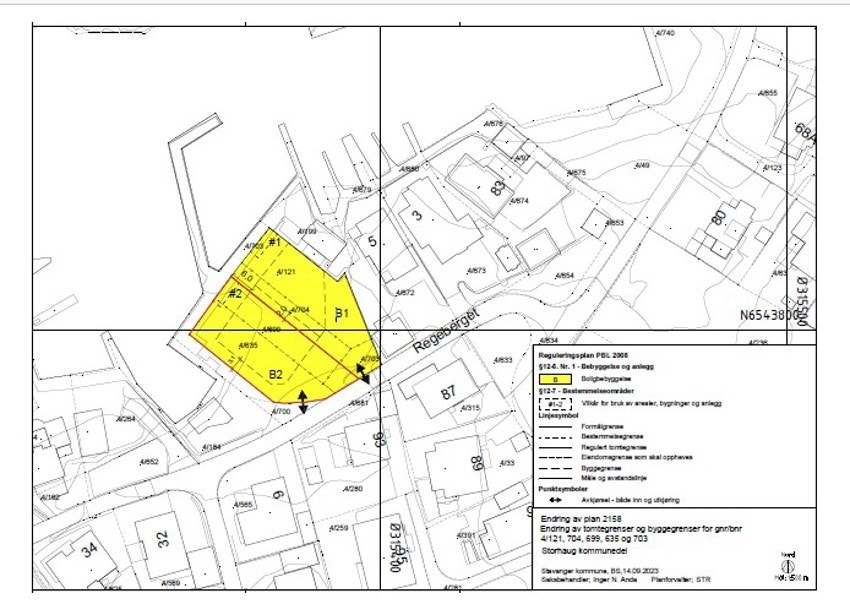 Plankart Galleribilde