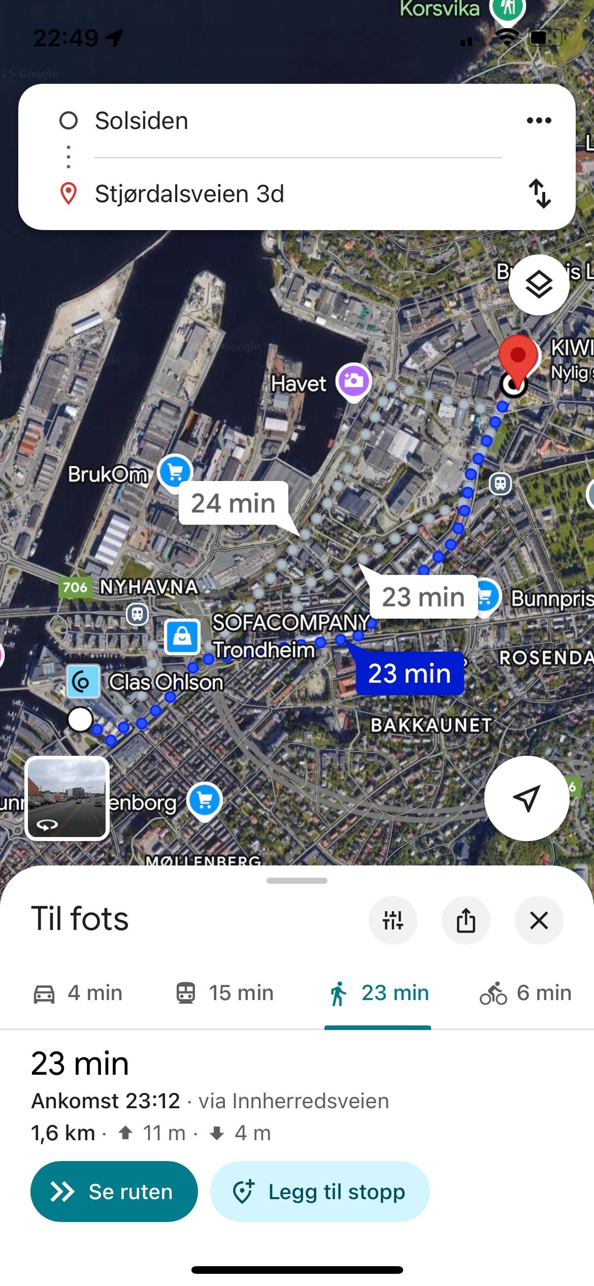 avstand til solsiden Galleribilde