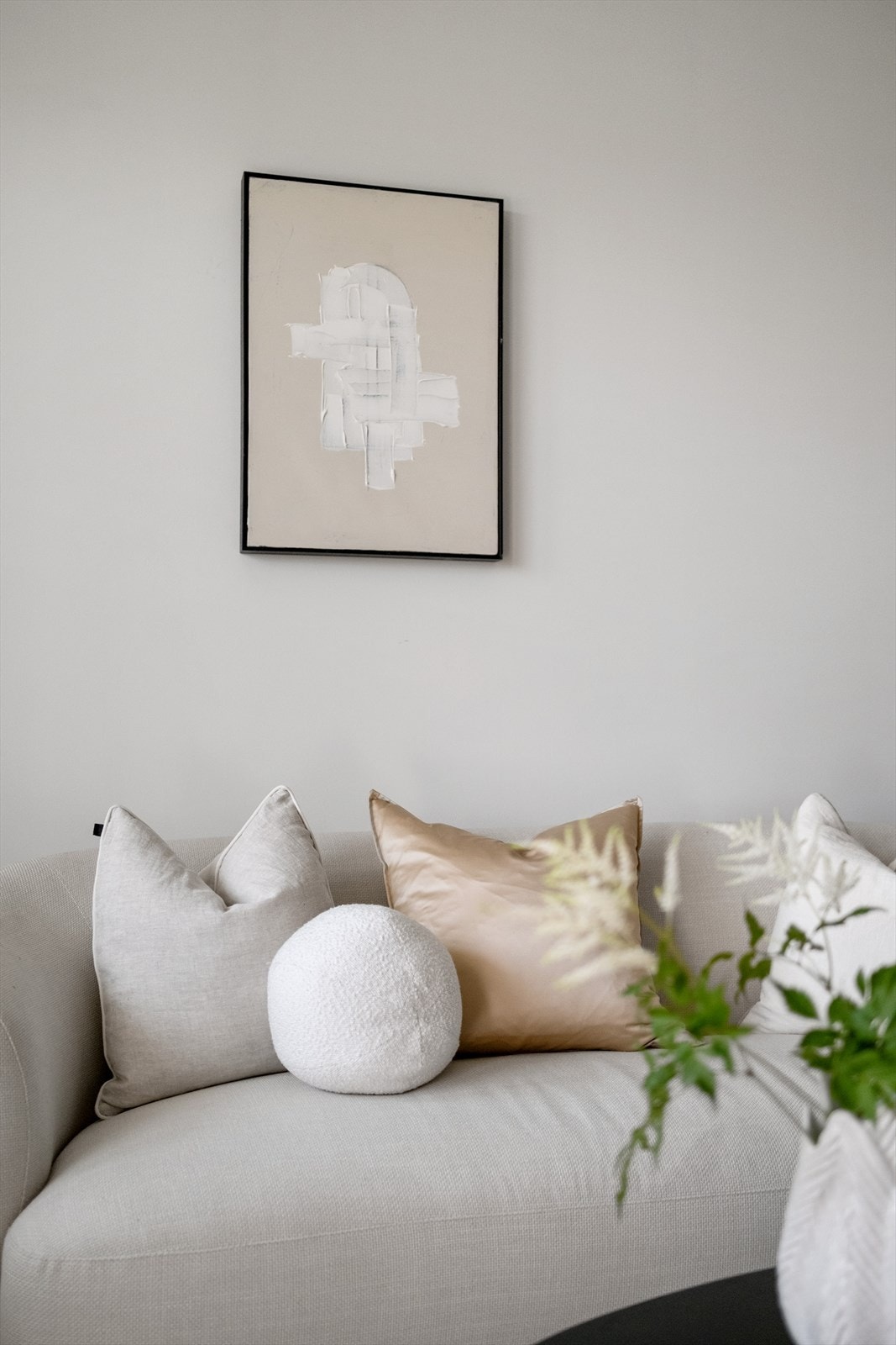 Stuen er malt i 2025. Galleribilde