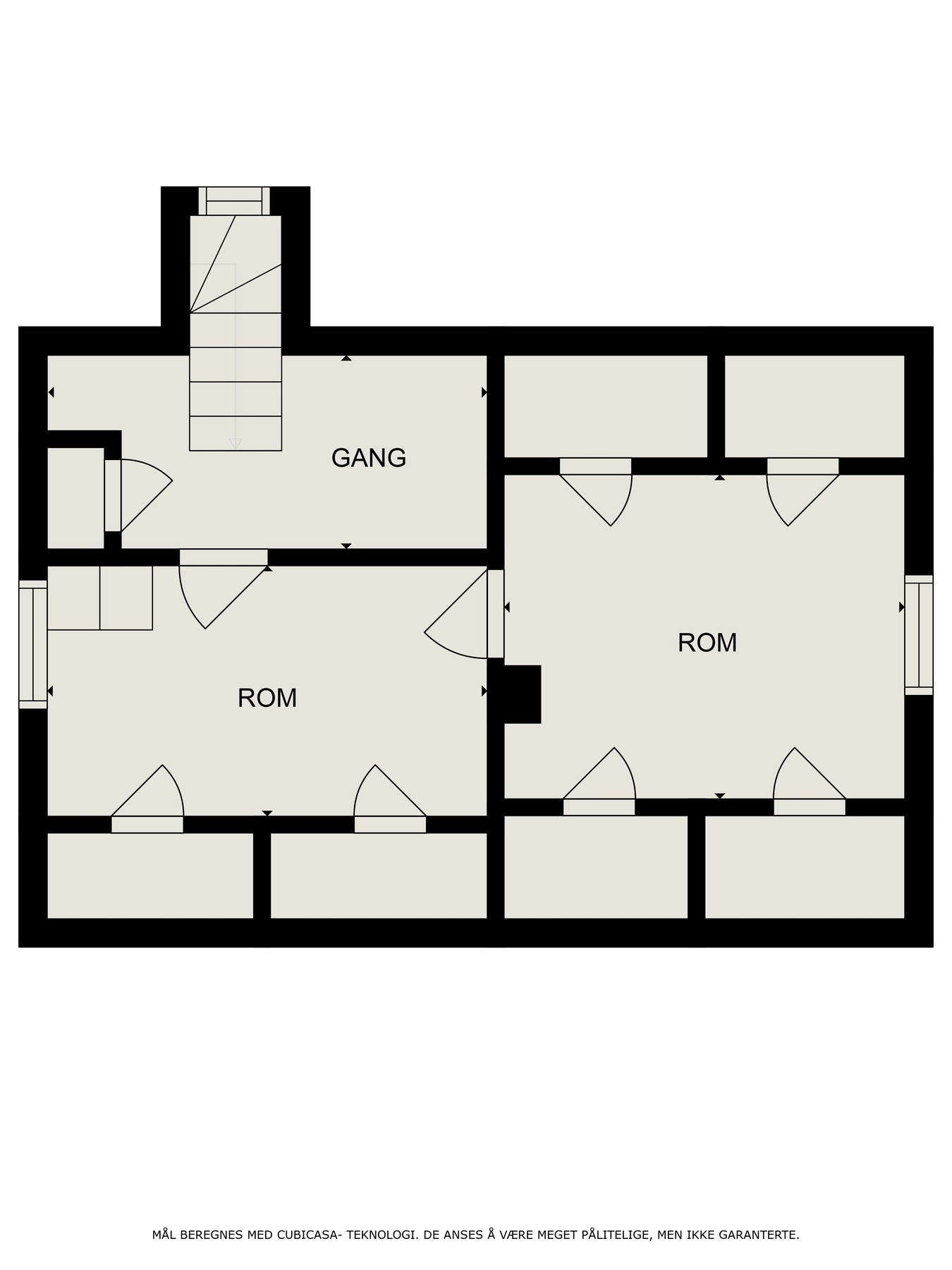 Plantegning loft Galleribilde