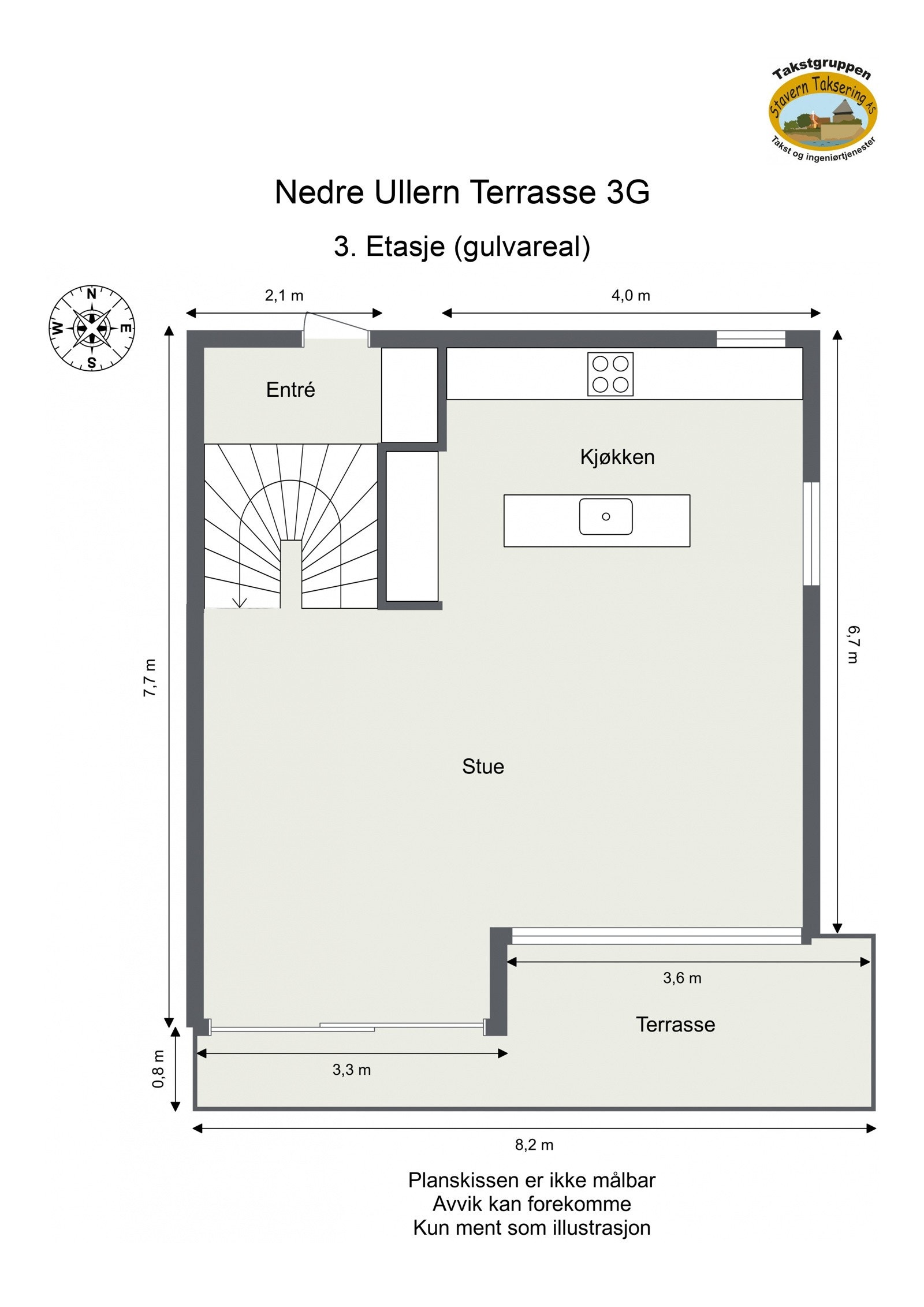 Plantegning - 3. Etasje Galleribilde