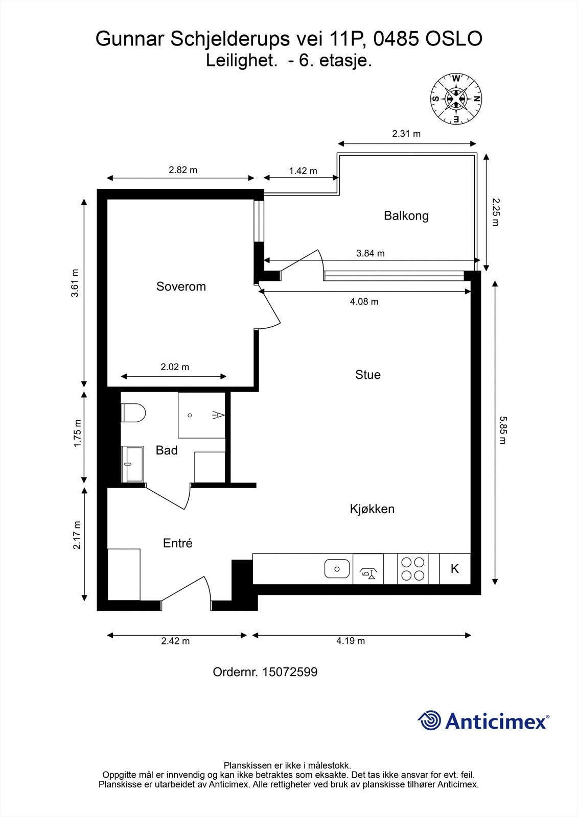 Plantegning Galleribilde