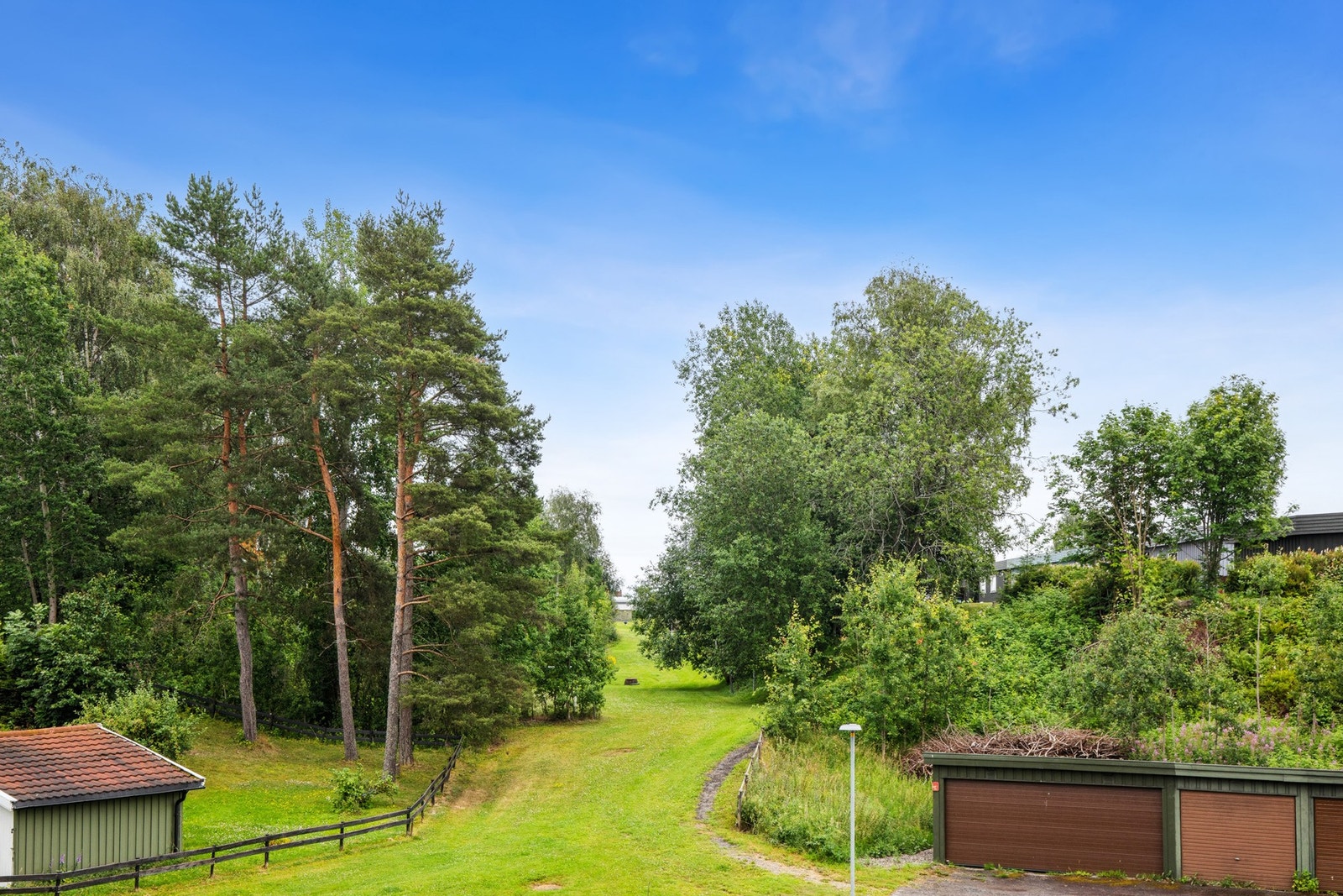 Utsikt fra balkong. Galleribilde