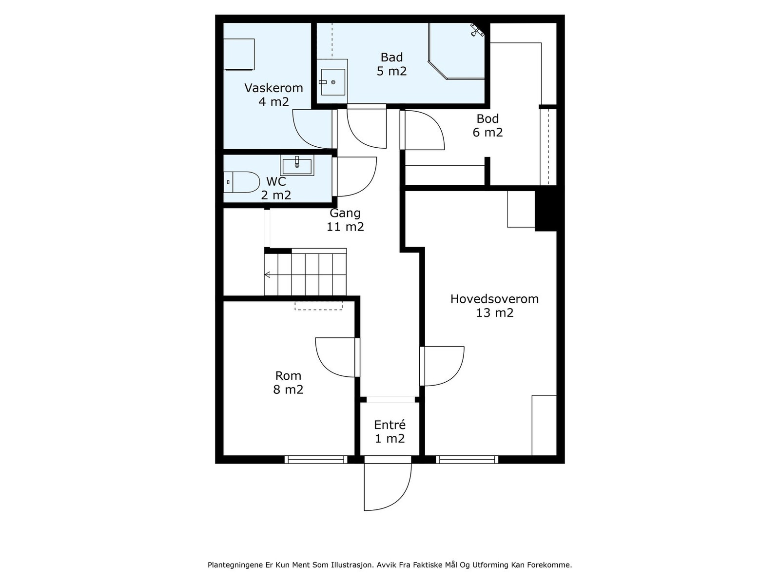 Plantegning Underetasje Galleribilde