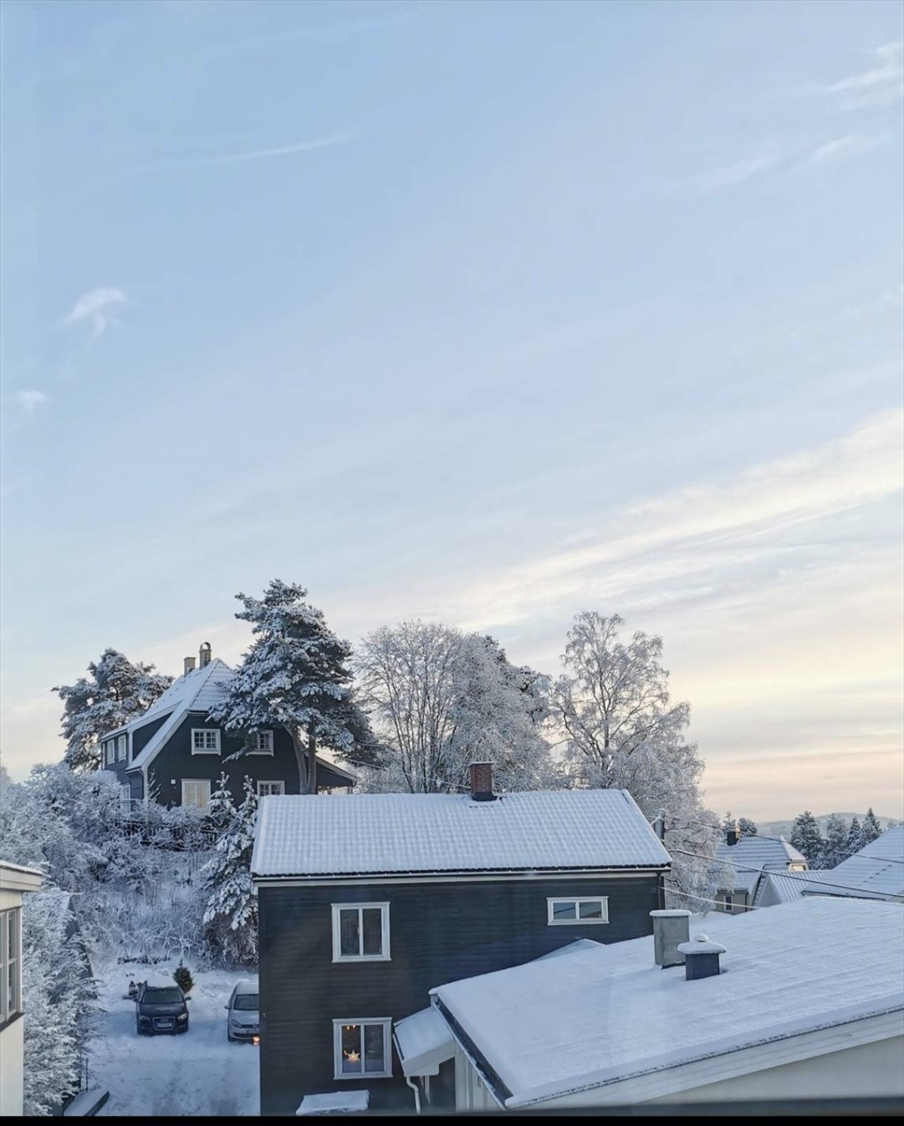 Koselig vinterstemning Galleribilde