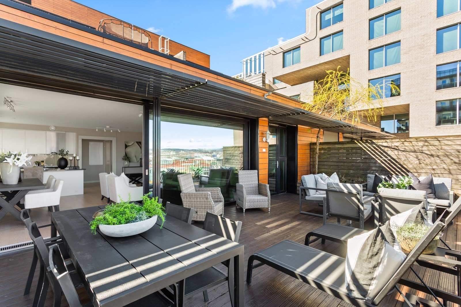 Privat takterrasse på hele 42 kvm Galleribilde