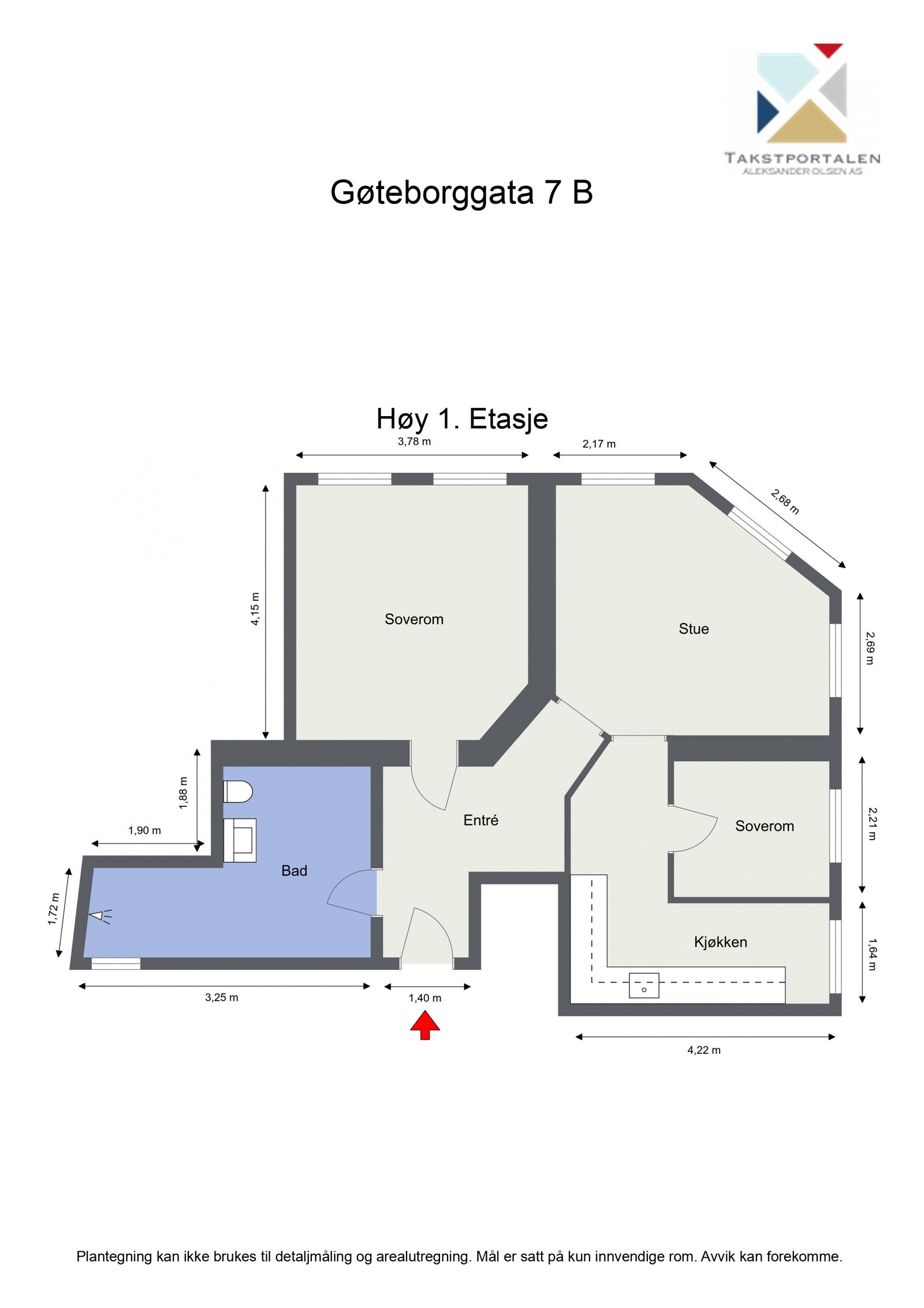 Plantegning Galleribilde