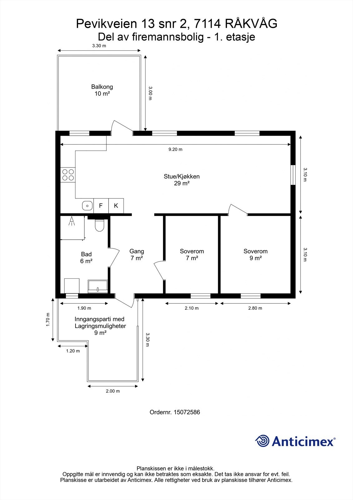 Planskisse. Galleribilde