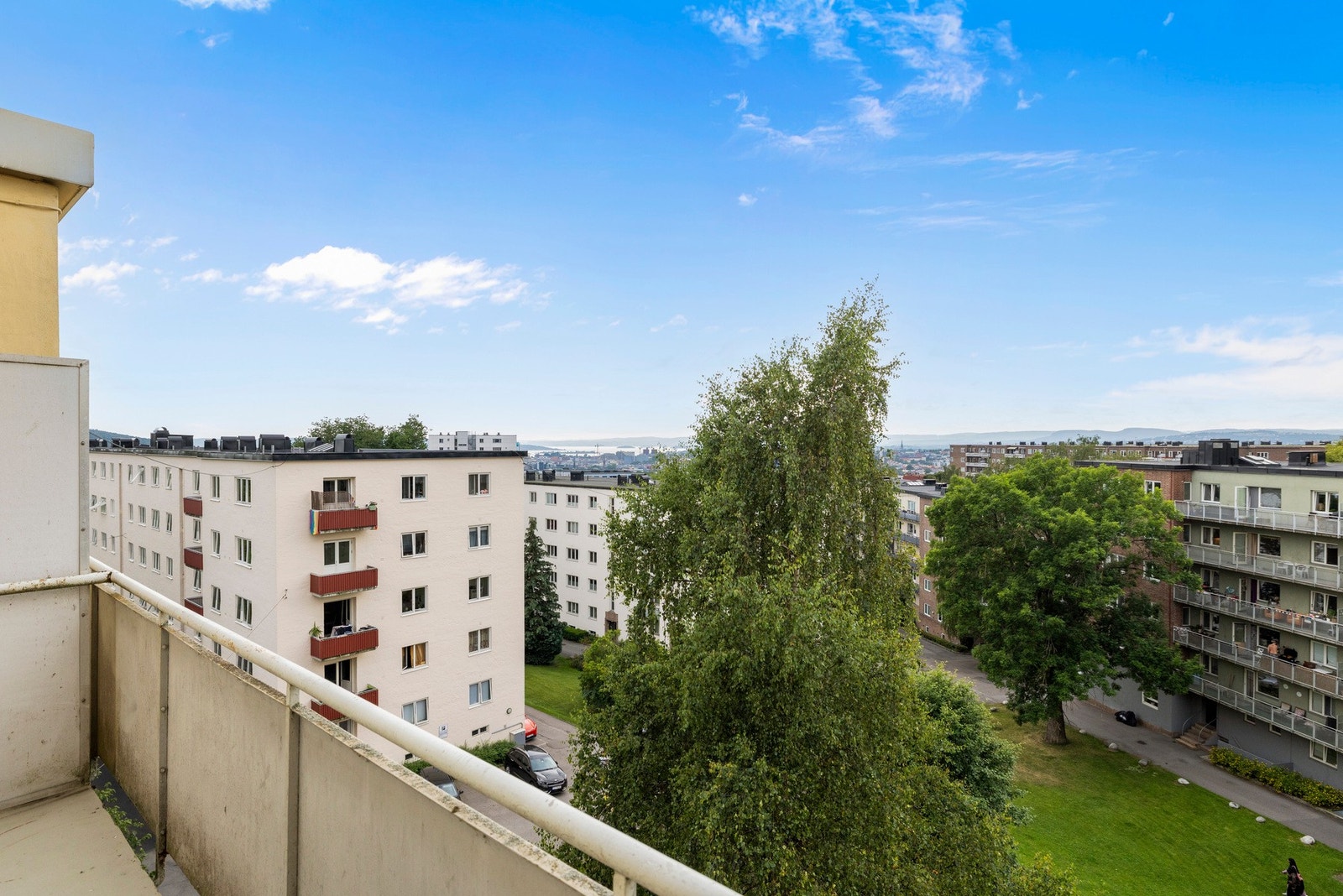 Solrik, vestvendt balkong. Galleribilde