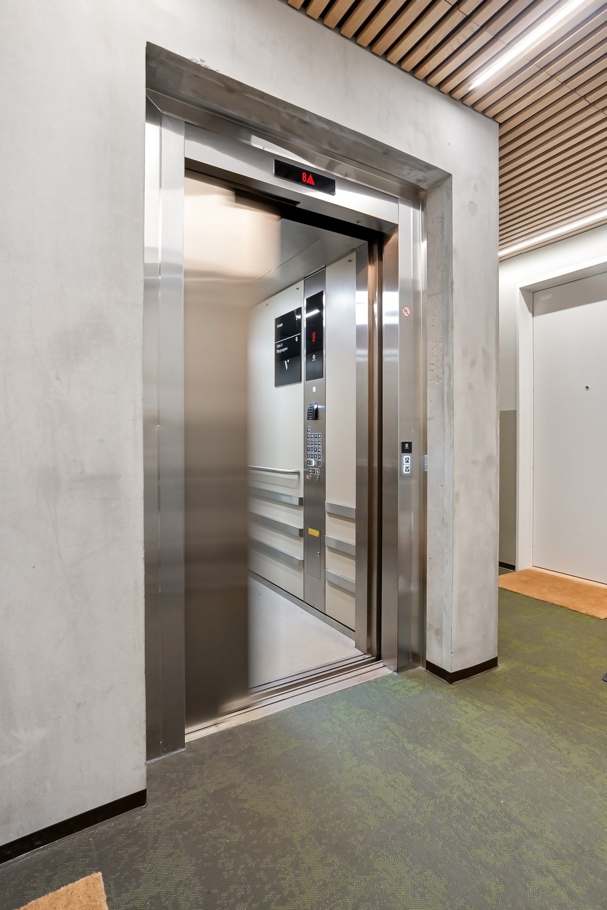 Heis i bygget. Galleribilde