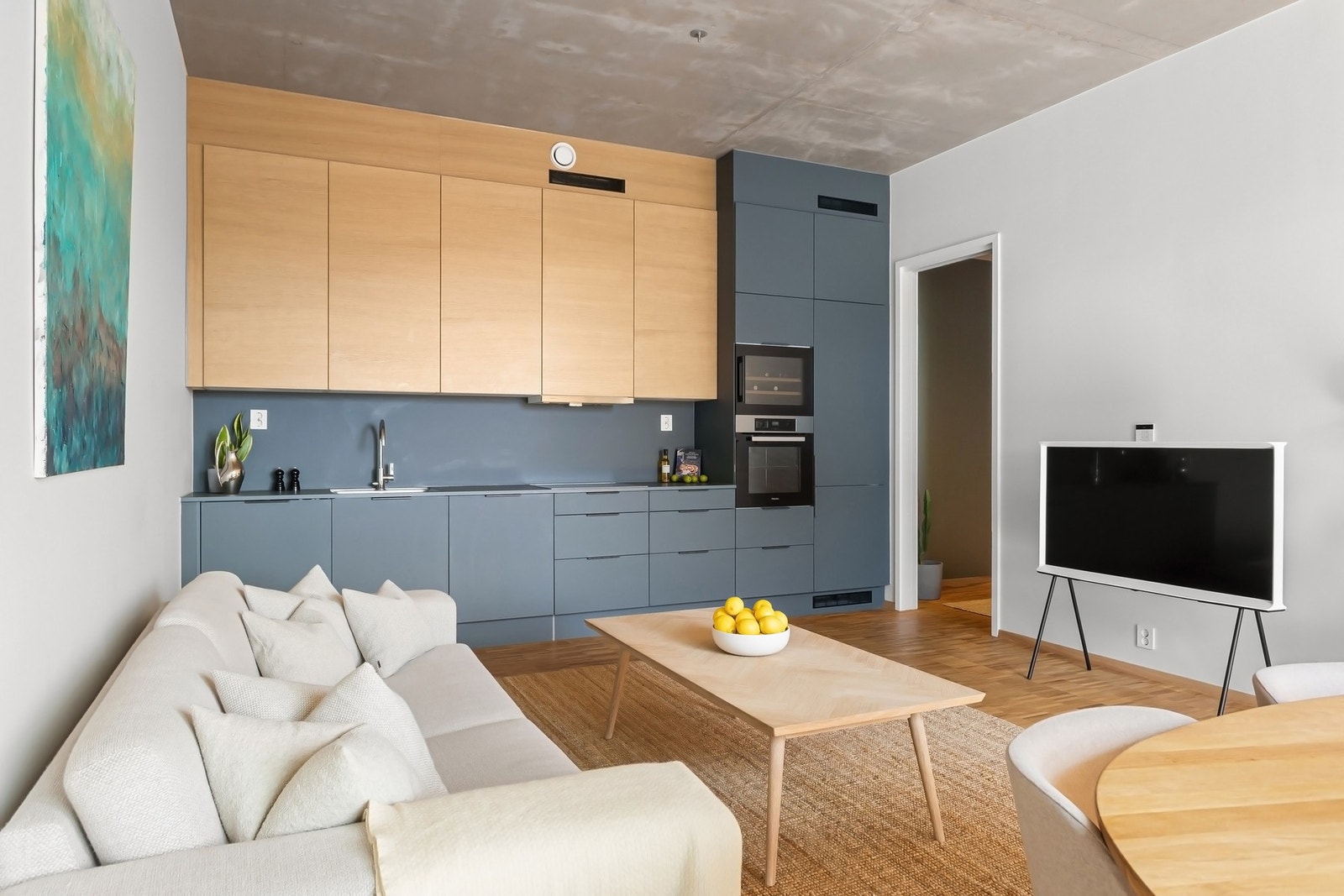 Leiligheten har en meget god og optimalisert planløsning hvor hver eneste kvadratmeter er godt utnyttet. Galleribilde