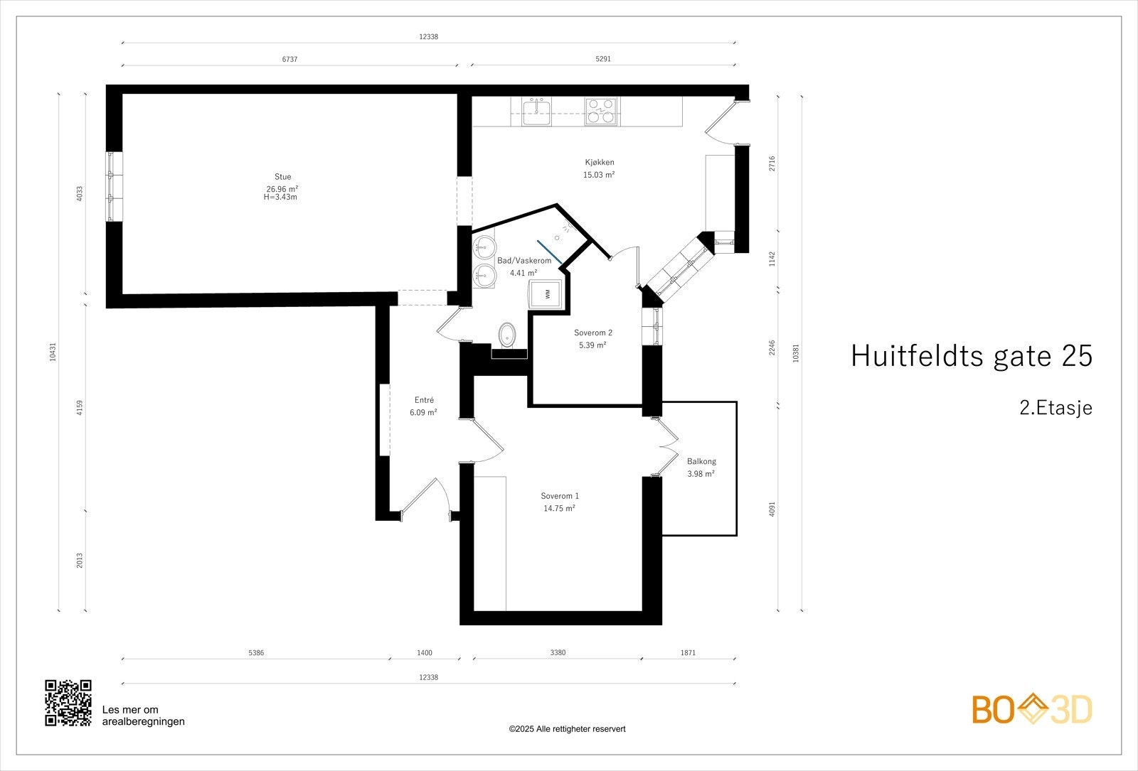 Plantegning Galleribilde