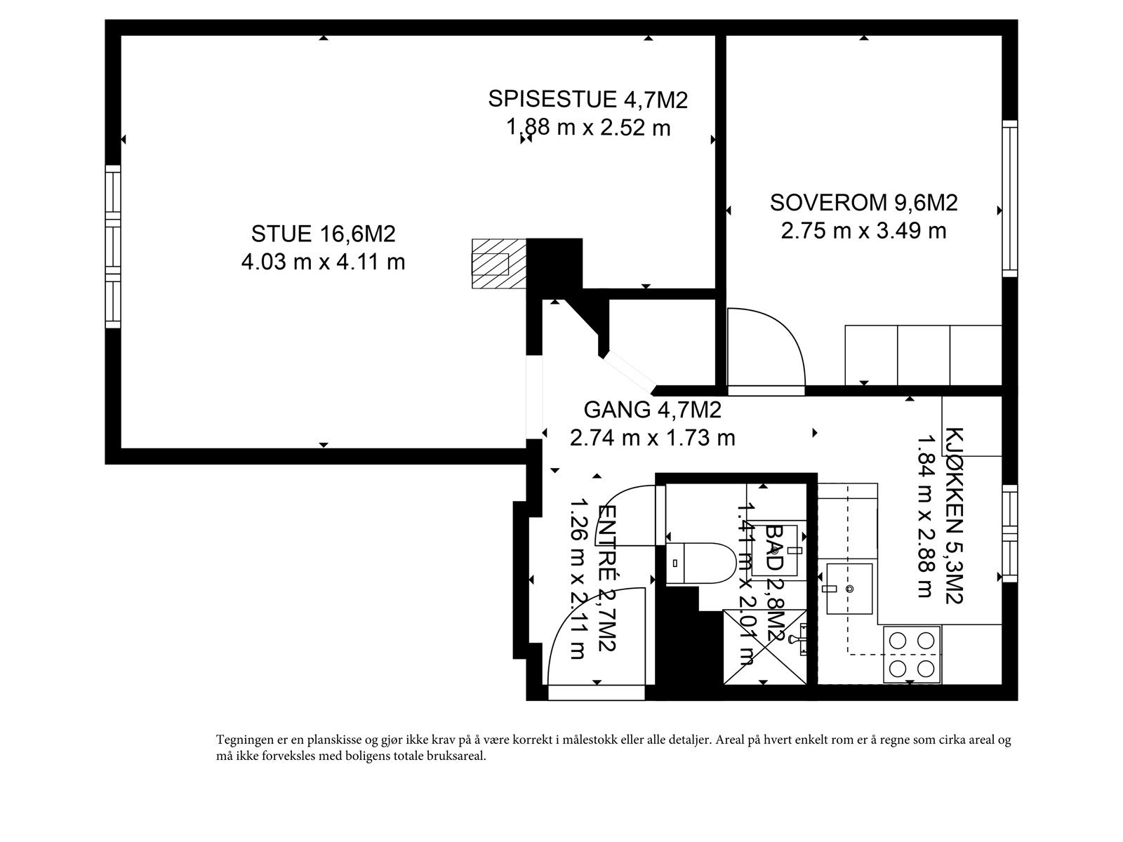 Planskisse. Galleribilde