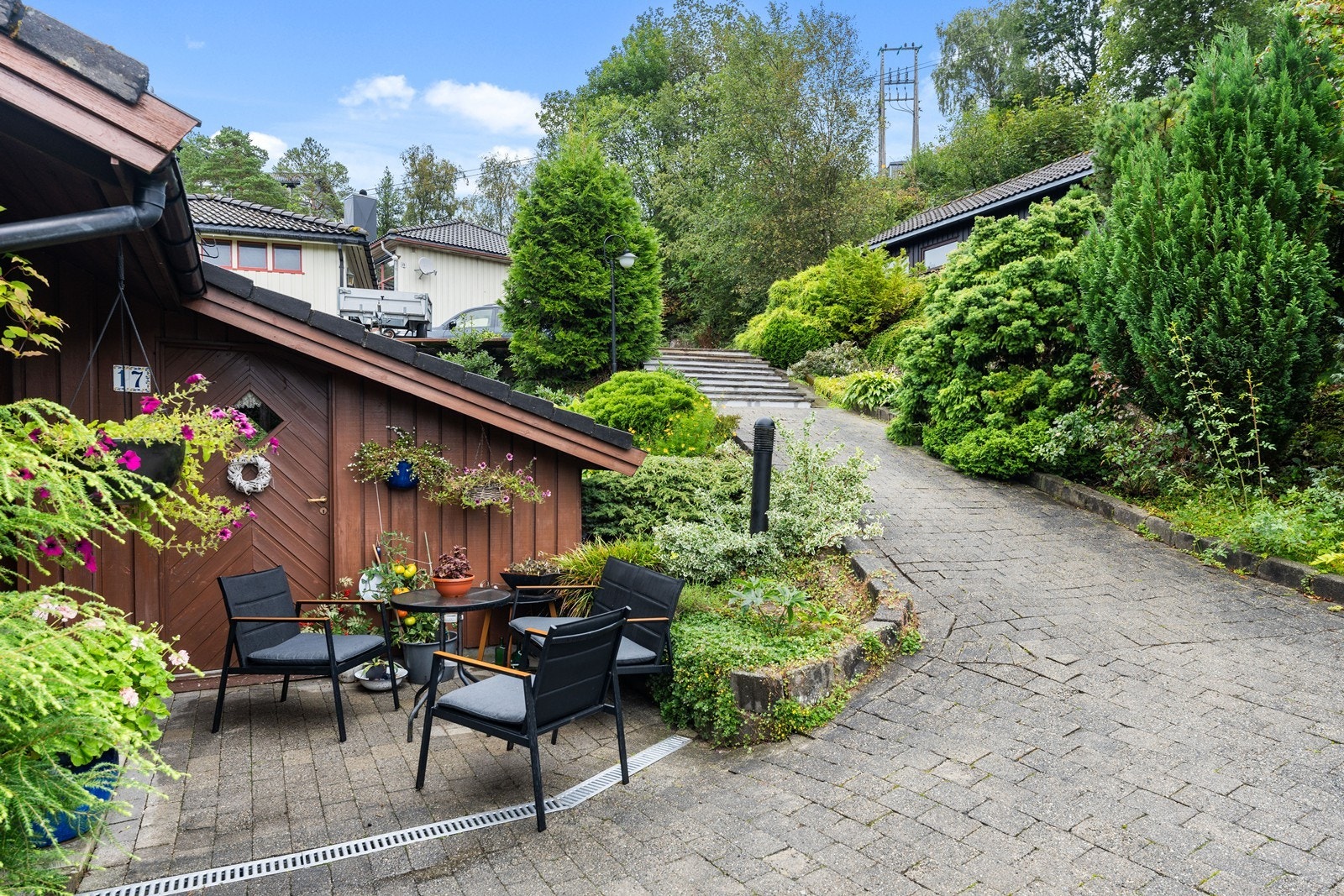 Praktisk utvendig bod. Galleribilde