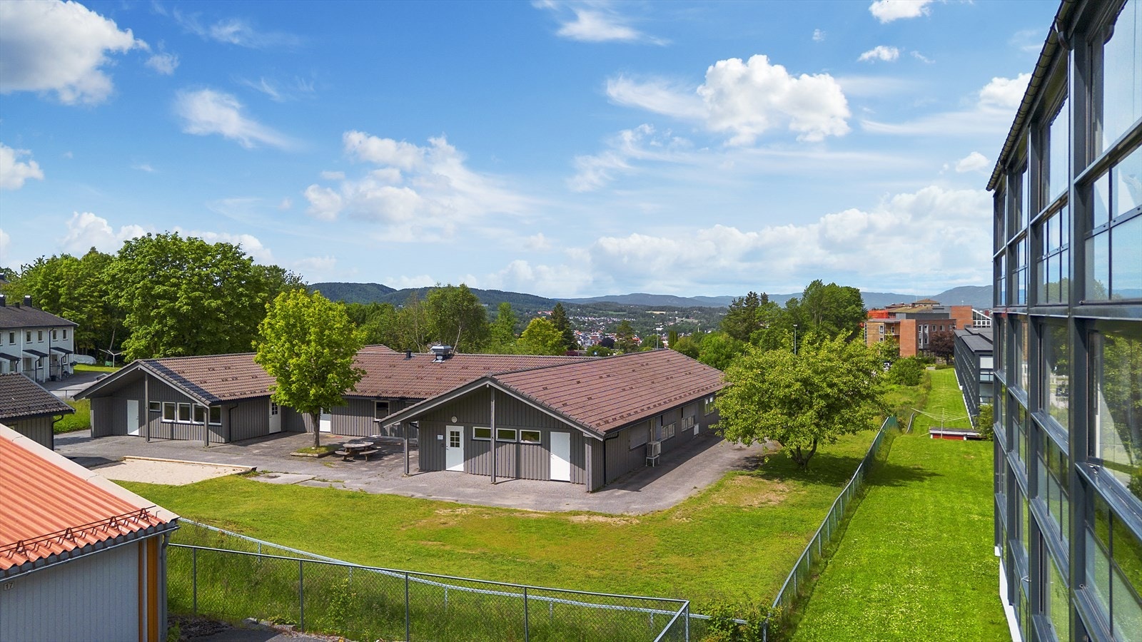 Utsikt fra balkongen Galleribilde