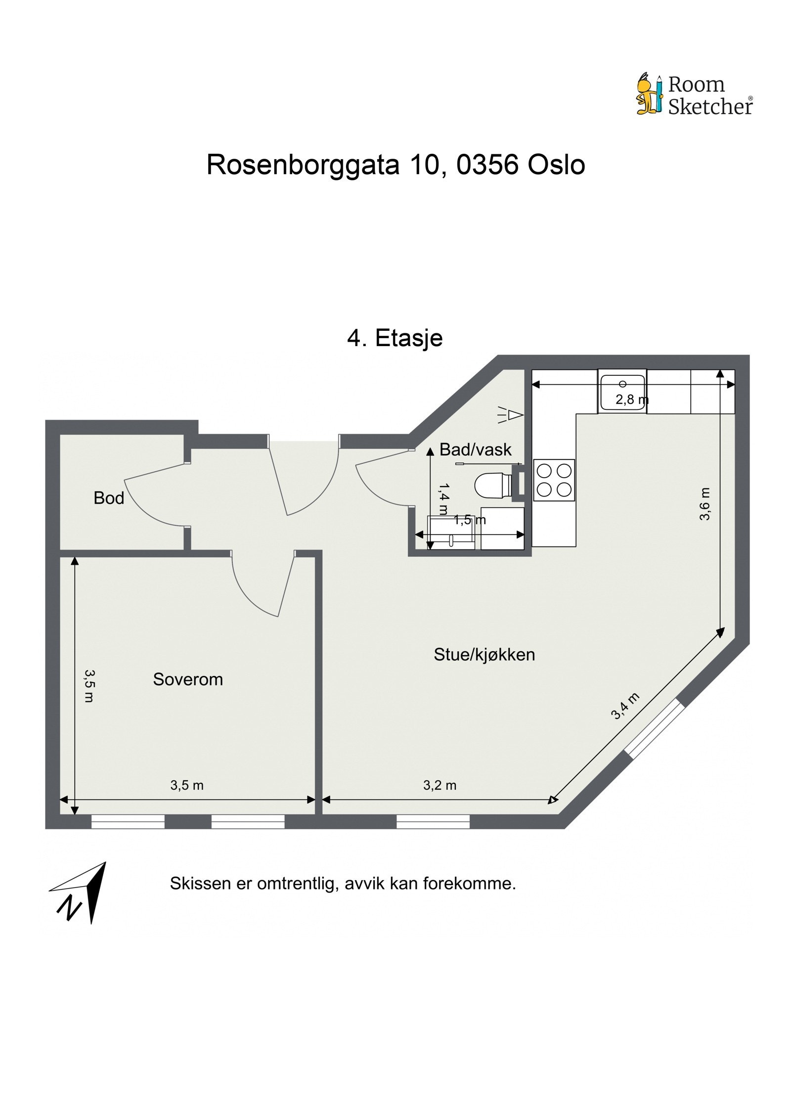 Plantegning. Galleribilde