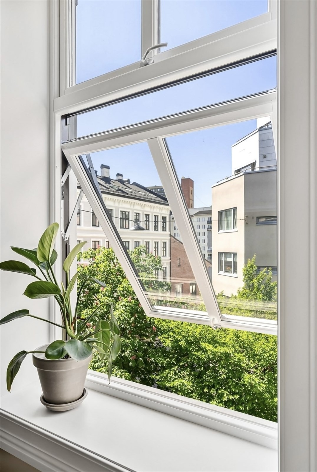 Nye vinduer og tak byttet i regi av borettslaget i 2022. Galleribilde