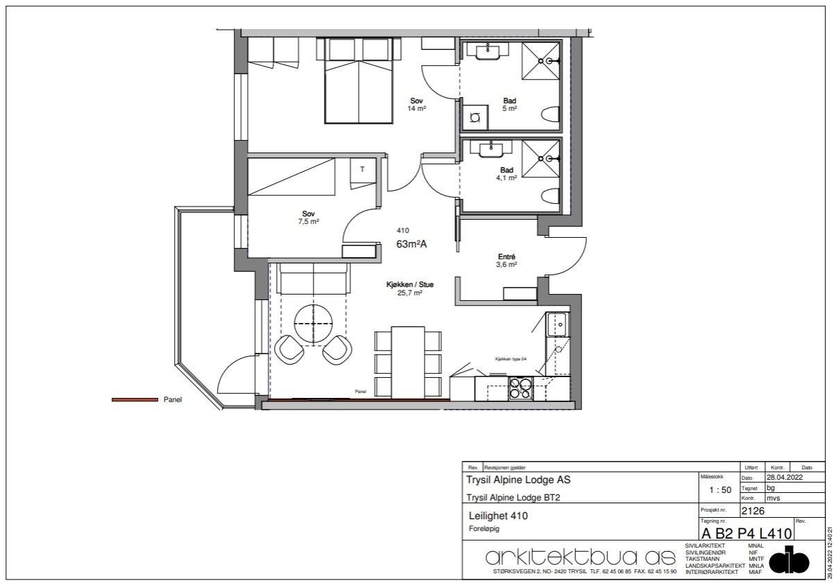 Plantegning Galleribilde