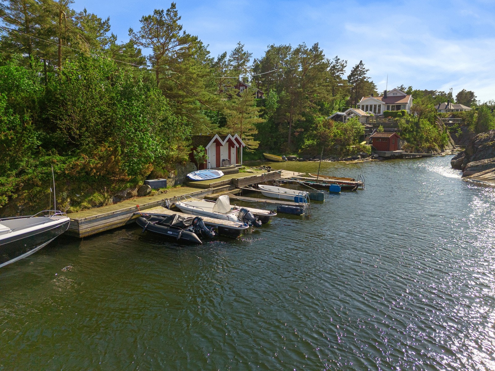 Båtplass med utrigger, 2,8 meter bred Galleribilde