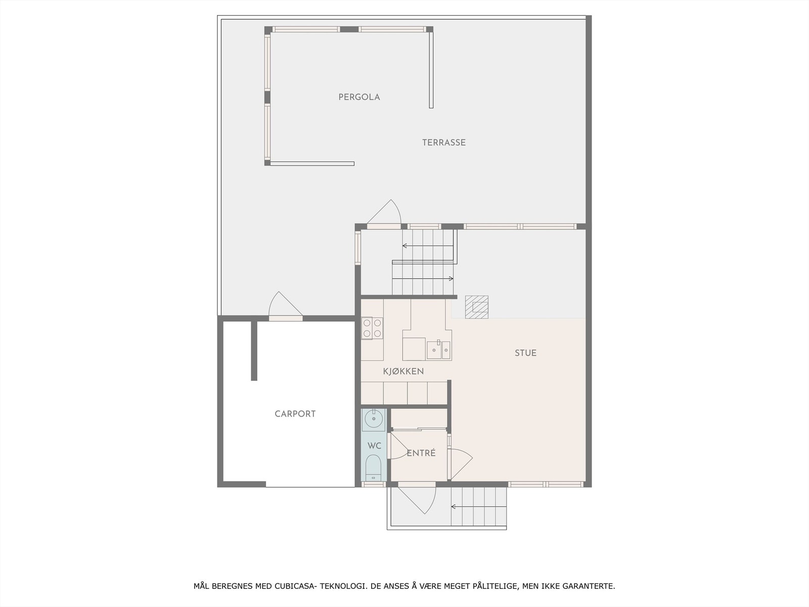 Plantegning 1. etg Galleribilde