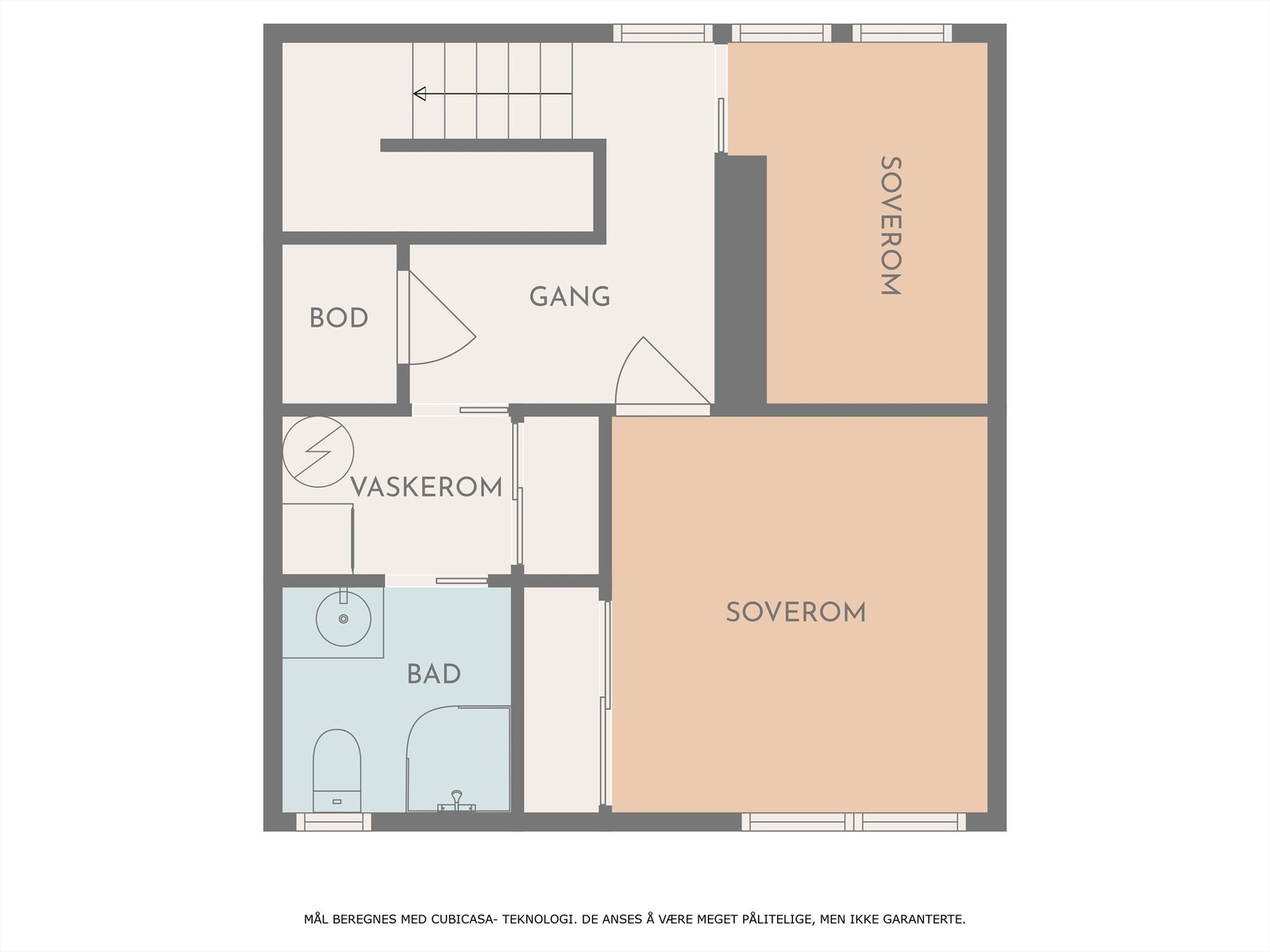 Plantegning U. etg Galleribilde