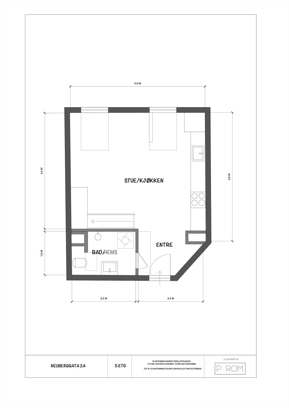 Plantegning. Galleribilde